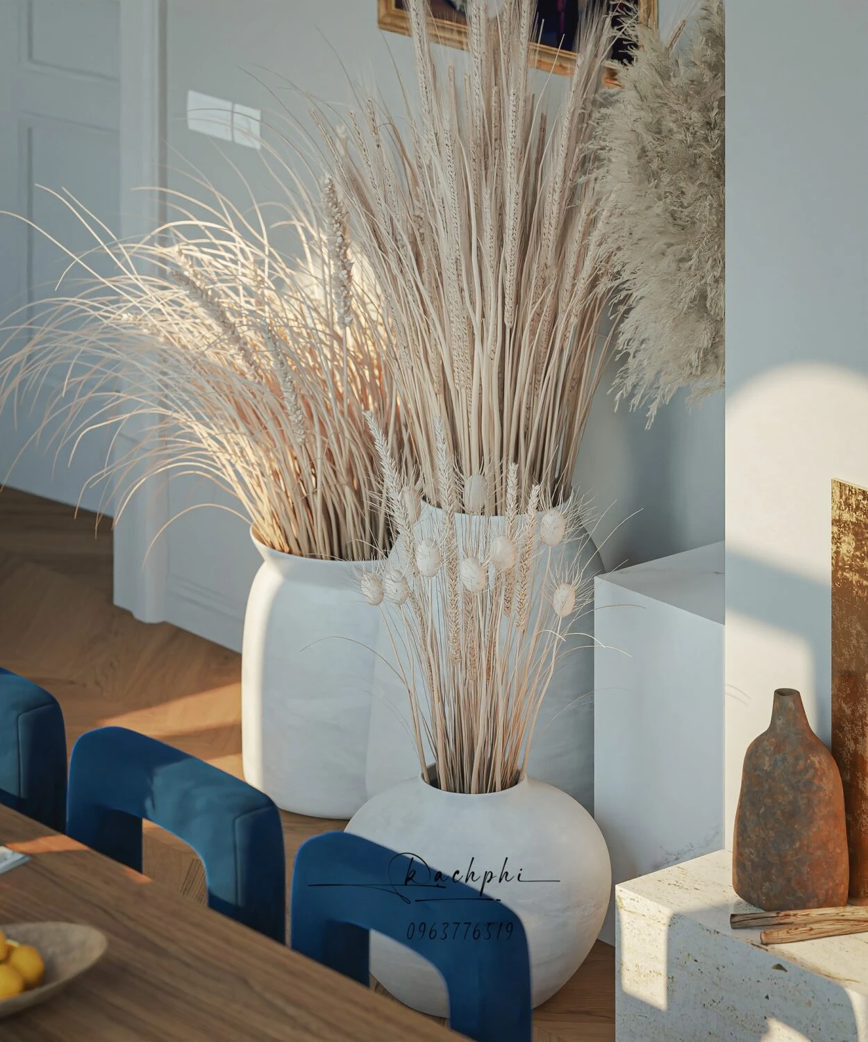 Modern Vantage Living Room - Dining Room Free SketchUp Models Download ID 218000202 (Phi Bach)