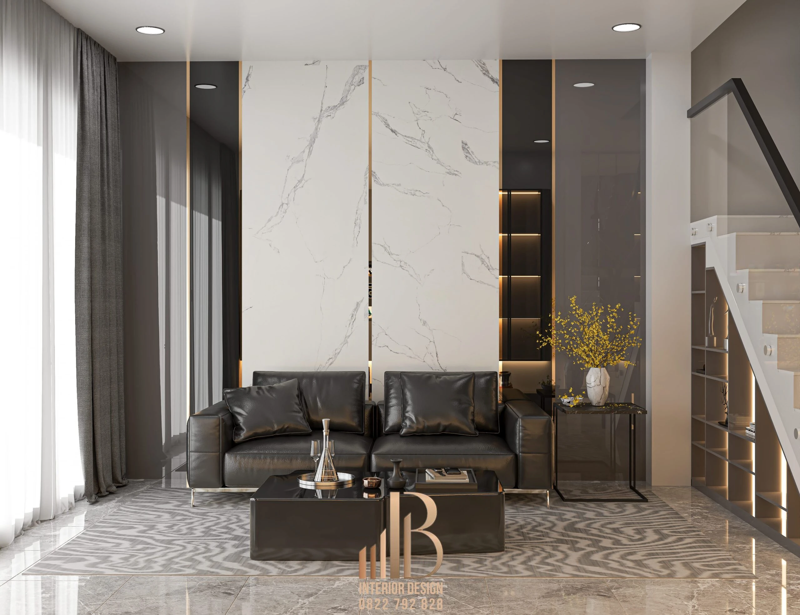 Modern Vantage Living Room - Dining Room Free SketchUp Models Download ID 218000208 (Bao Pham)