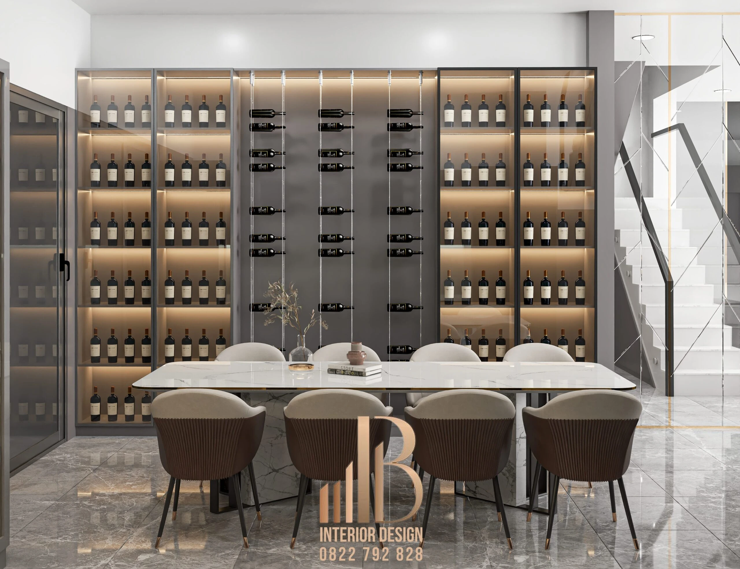 Modern Vantage Living Room - Dining Room Free SketchUp Models Download ID 218000208 (Bao Pham)