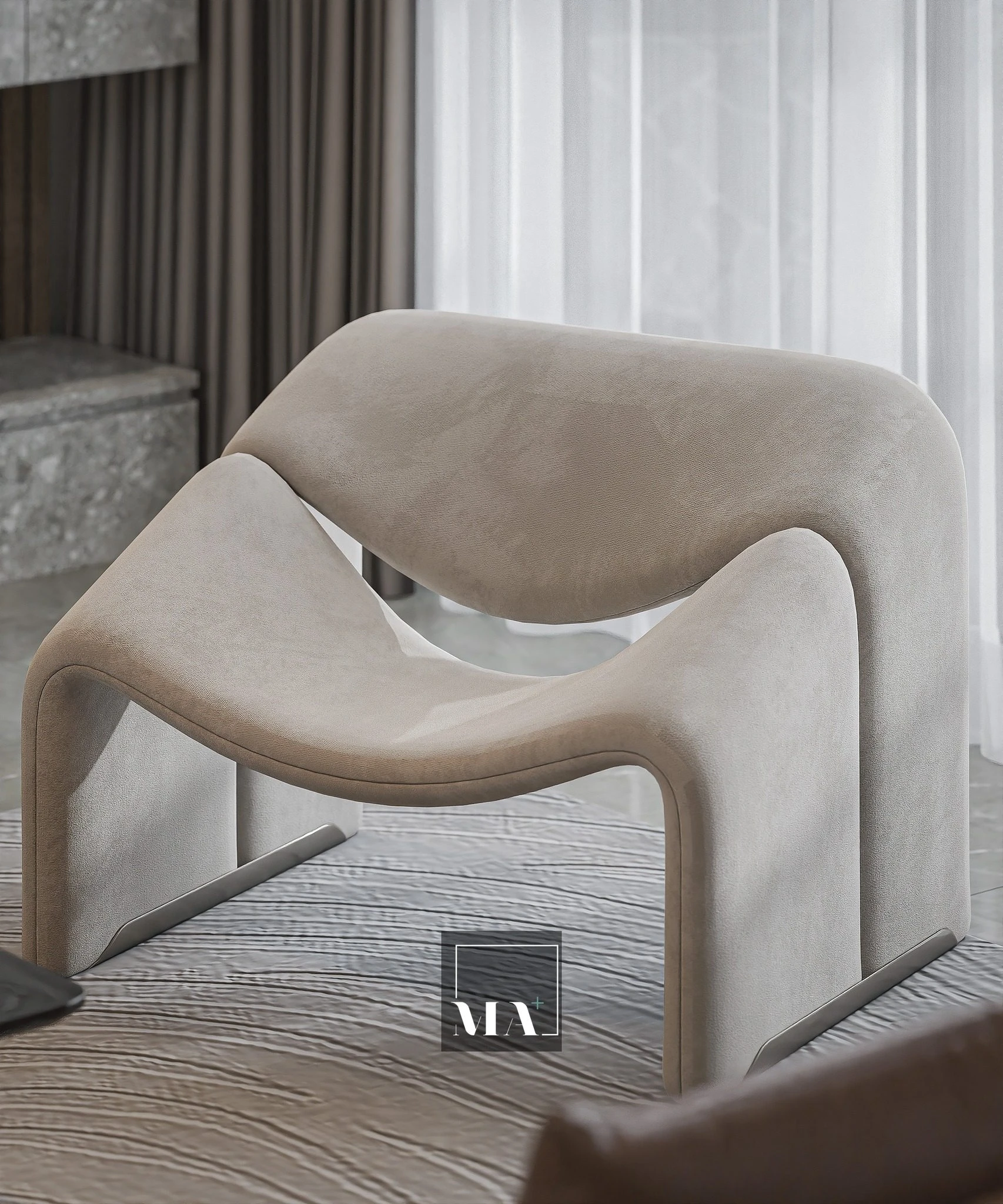 Modern Vantage Living Room - Dining Room SketchUp 3D Model Free Download ID 218000220 (Phi Bach)