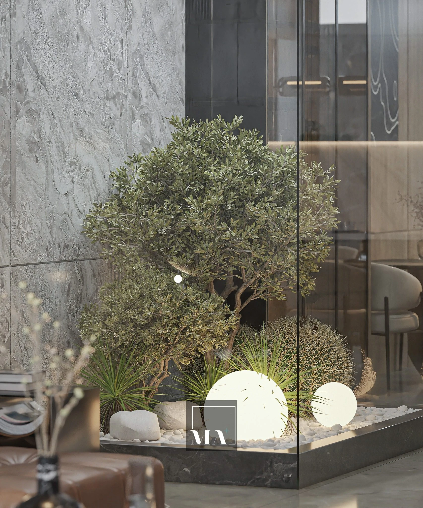 Modern Vantage Living Room - Dining Room SketchUp 3D Model Free Download ID 218000220 (Phi Bach)