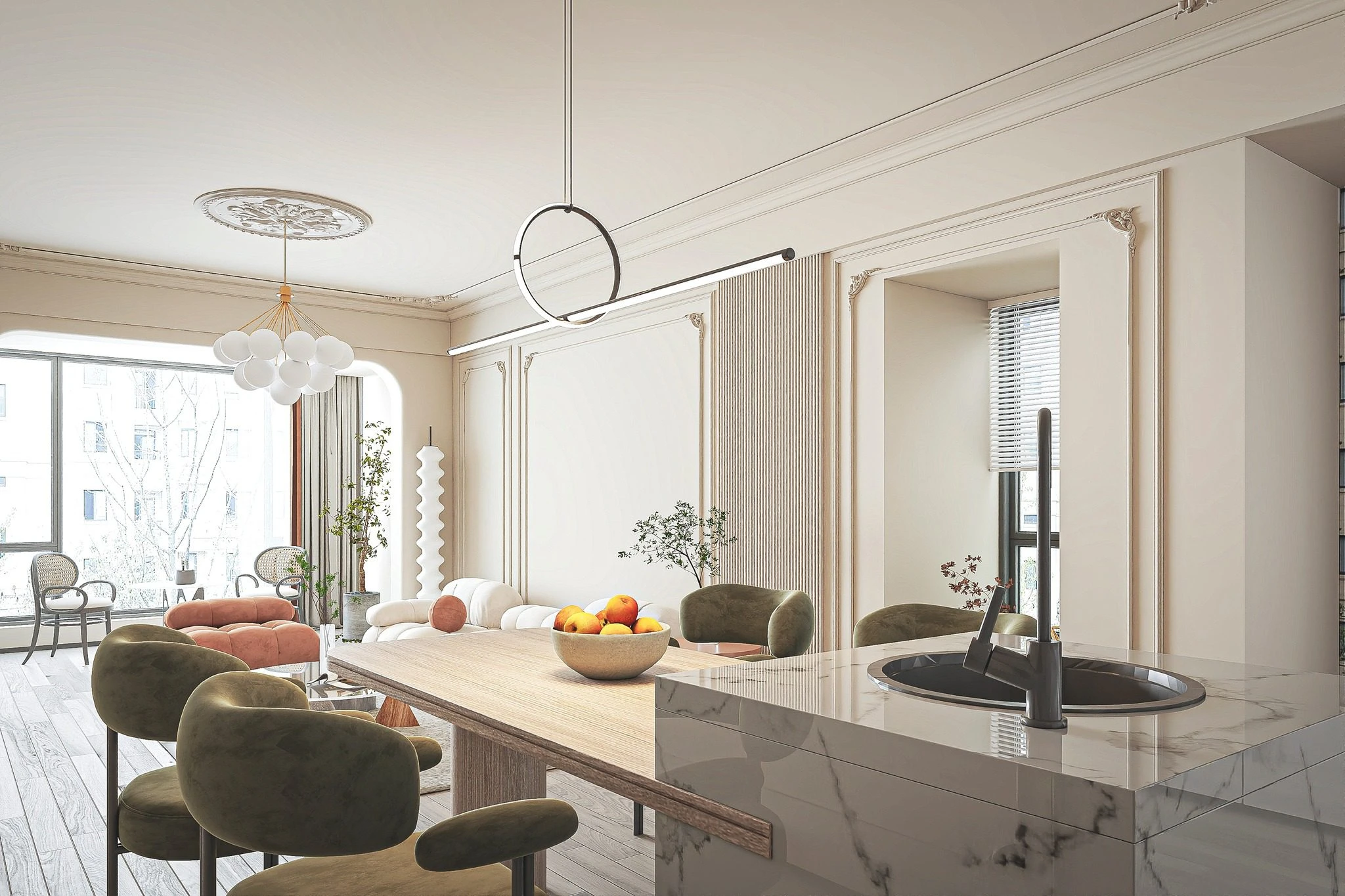 SketchUp Free Modern Vantage Living Room SketchUp 3D Model Free Download ID 100000420 (Khang Trung)