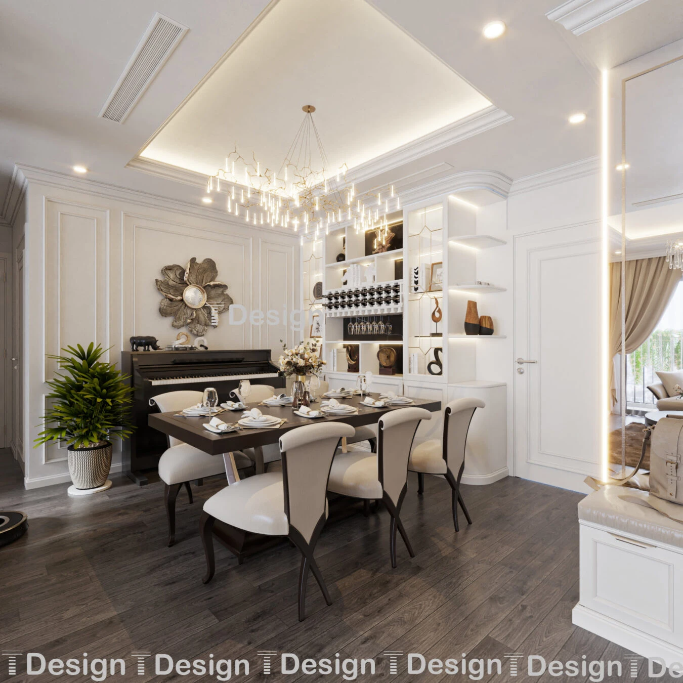 Modern Vray Apartment SketchUp 3D Model Free Download ID 106000178 (Trong Thanh)