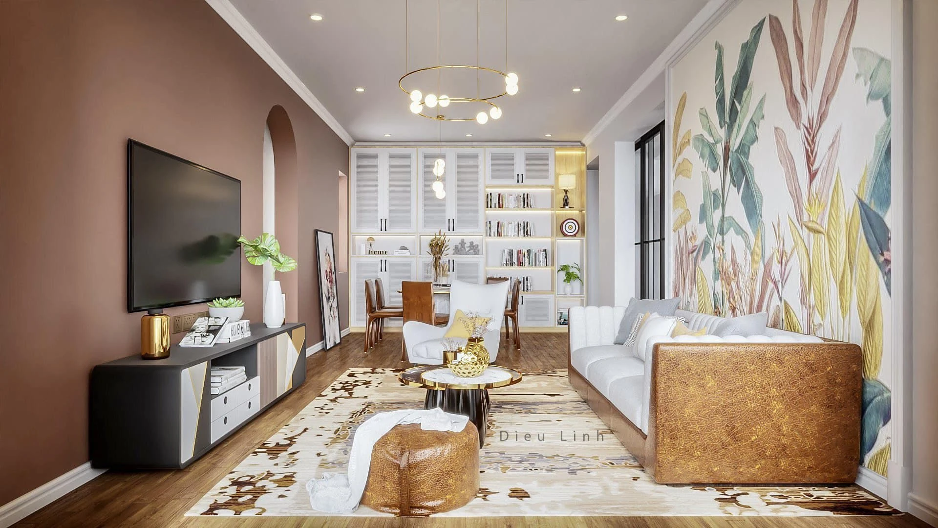 Modern Vray Apartment SketchUp Free Model Download ID 106000142 (Dieu Linh)