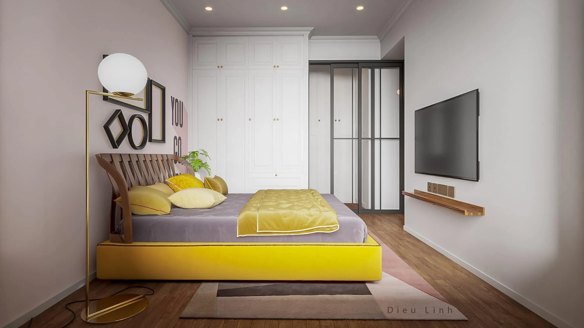 Modern Vray Apartment SketchUp Free Model Download ID 106000142 (Dieu Linh)