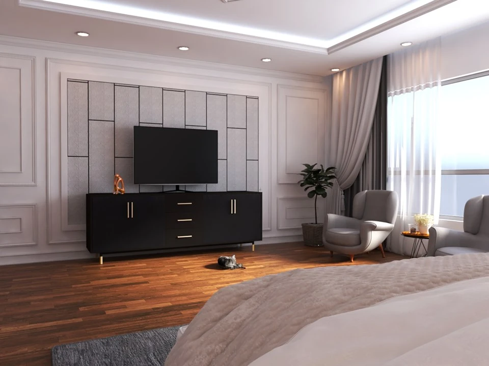 Modern Vray Bedroom Enscape Model Free Download ID 101000213 (Tran Thanh Son)