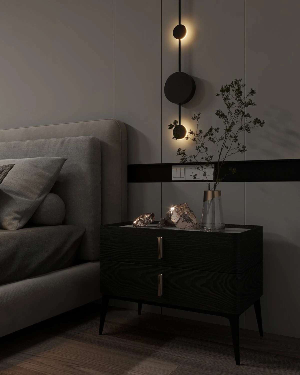 Modern Vray Bedroom Enscape Model Free Download ID 101000682 (Dinh Thanh)