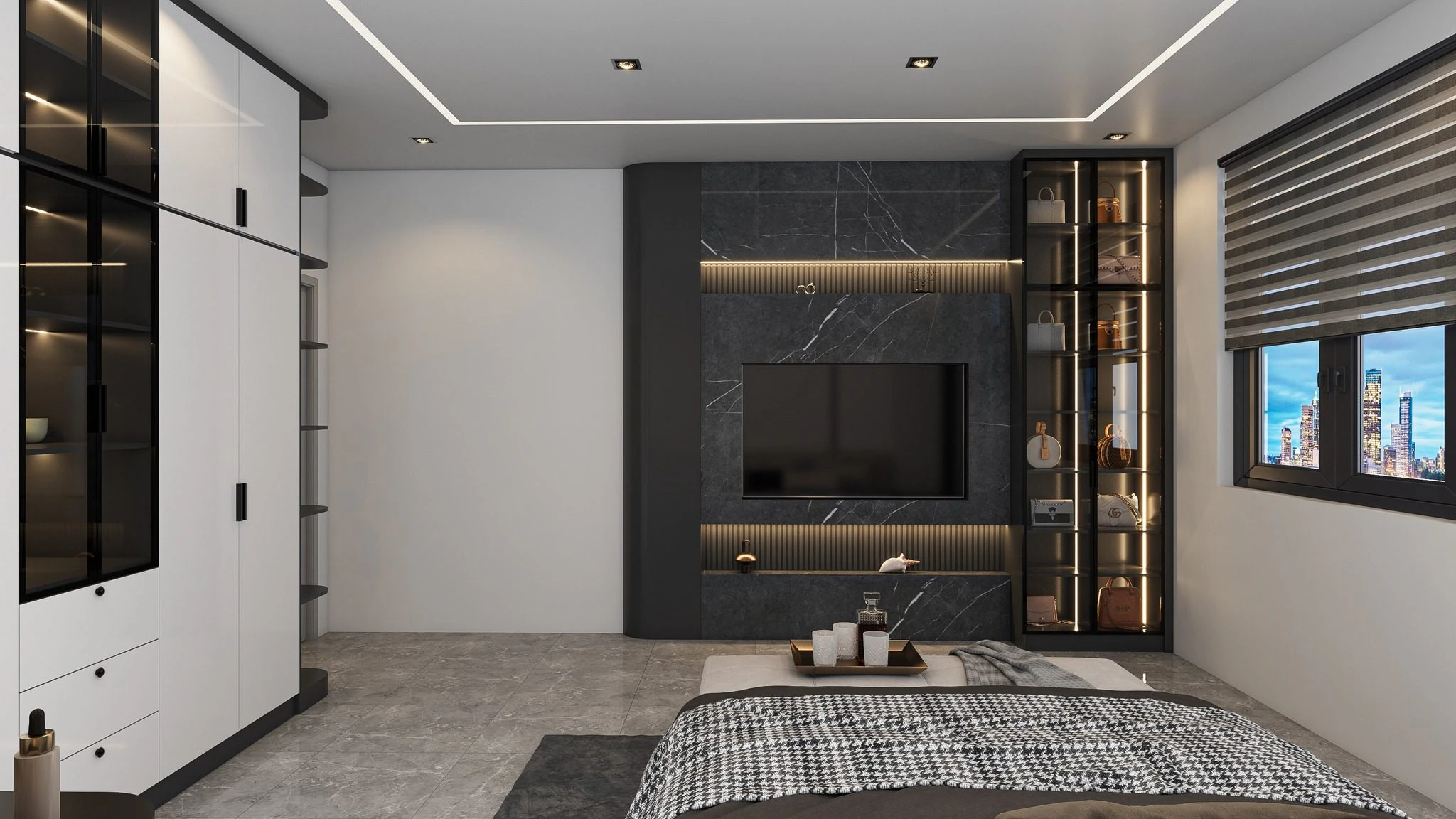 Modern Vray Bedroom Enscape Model Free Download ID 101000742 (Hoai Nam)