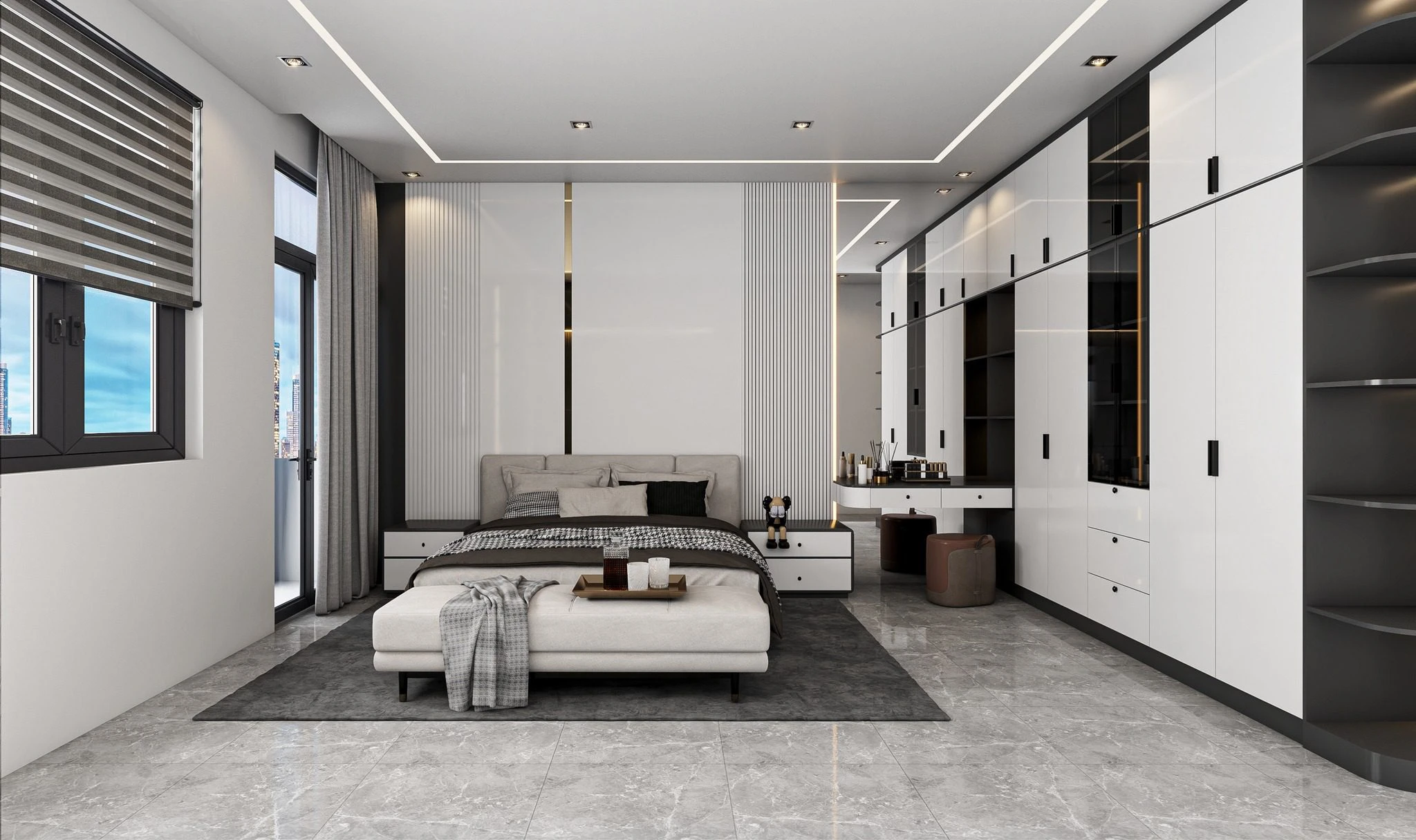 Modern Vray Bedroom Enscape Model Free Download ID 101000742 (Hoai Nam)