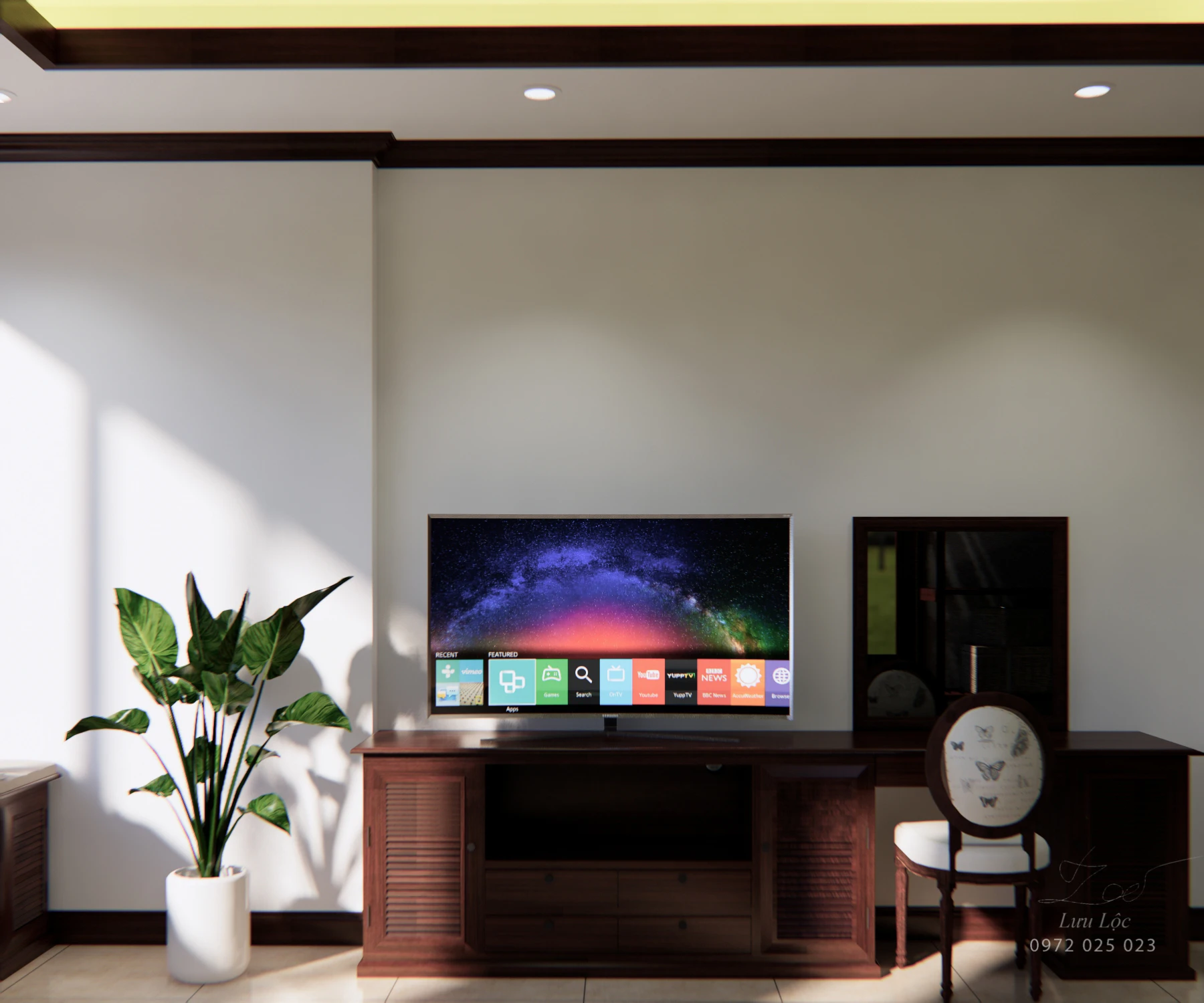 Modern Vray Bedroom Free Sketchup Models Download ID 101000286 (Luu Loc)