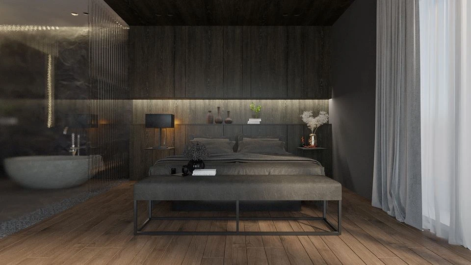 Modern Vray Bedroom Free Sketchup Models Download ID 101000346 (Phan Tuan)