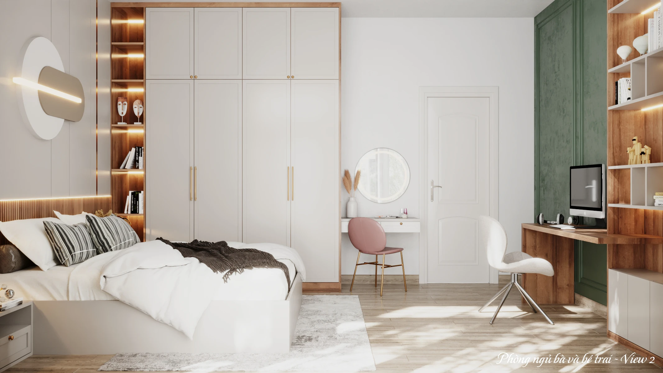 Modern Vray Bedroom Free Sketchup Models Download ID 101000469 (Thuy Lee)