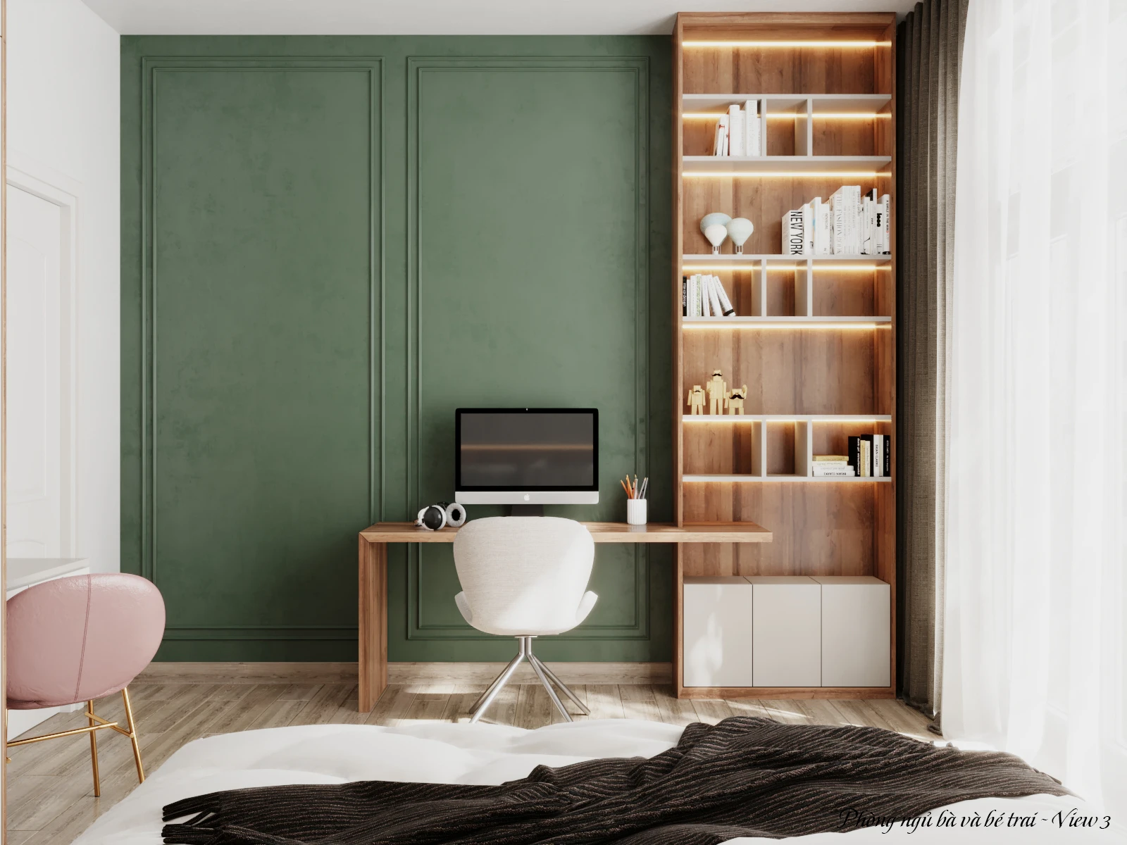 Modern Vray Bedroom Free Sketchup Models Download ID 101000469 (Thuy Lee)