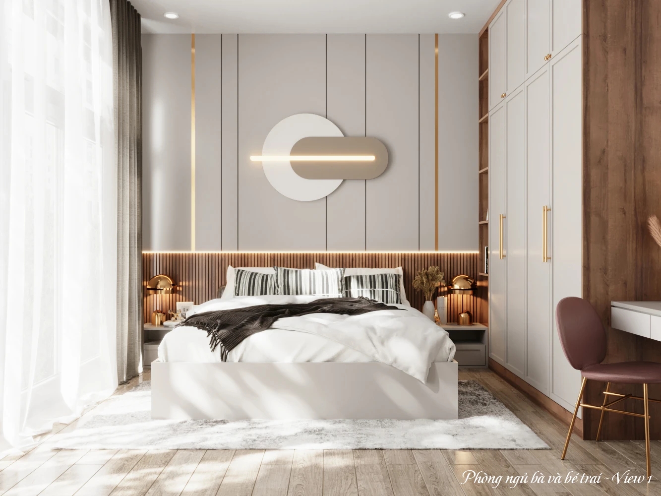 Modern Vray Bedroom Free Sketchup Models Download ID 101000469 (Thuy Lee)