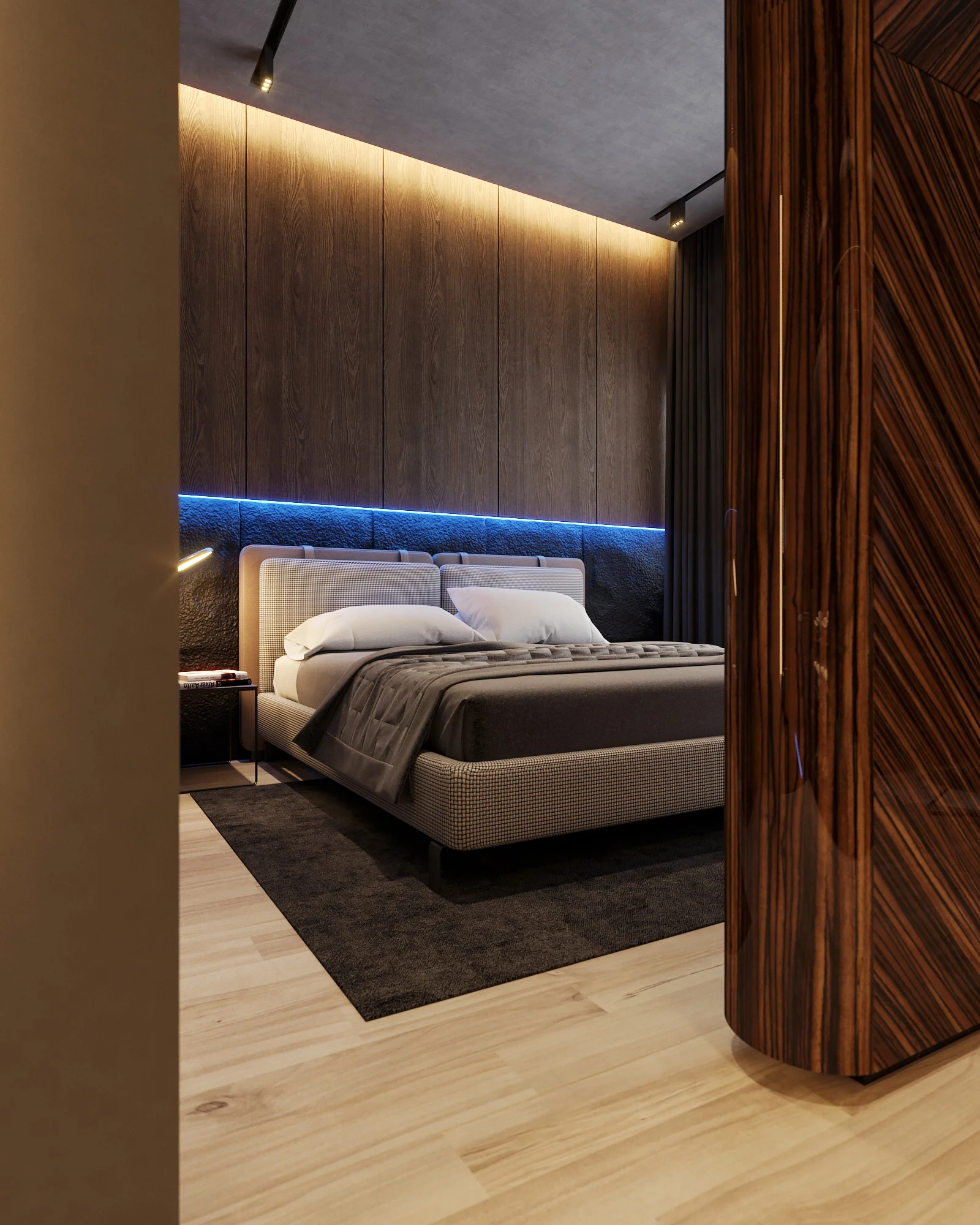 SketchUp Free Modern Vray Bedroom Free Sketchup Models Download ID 101000509 (Le Quoc Tai)