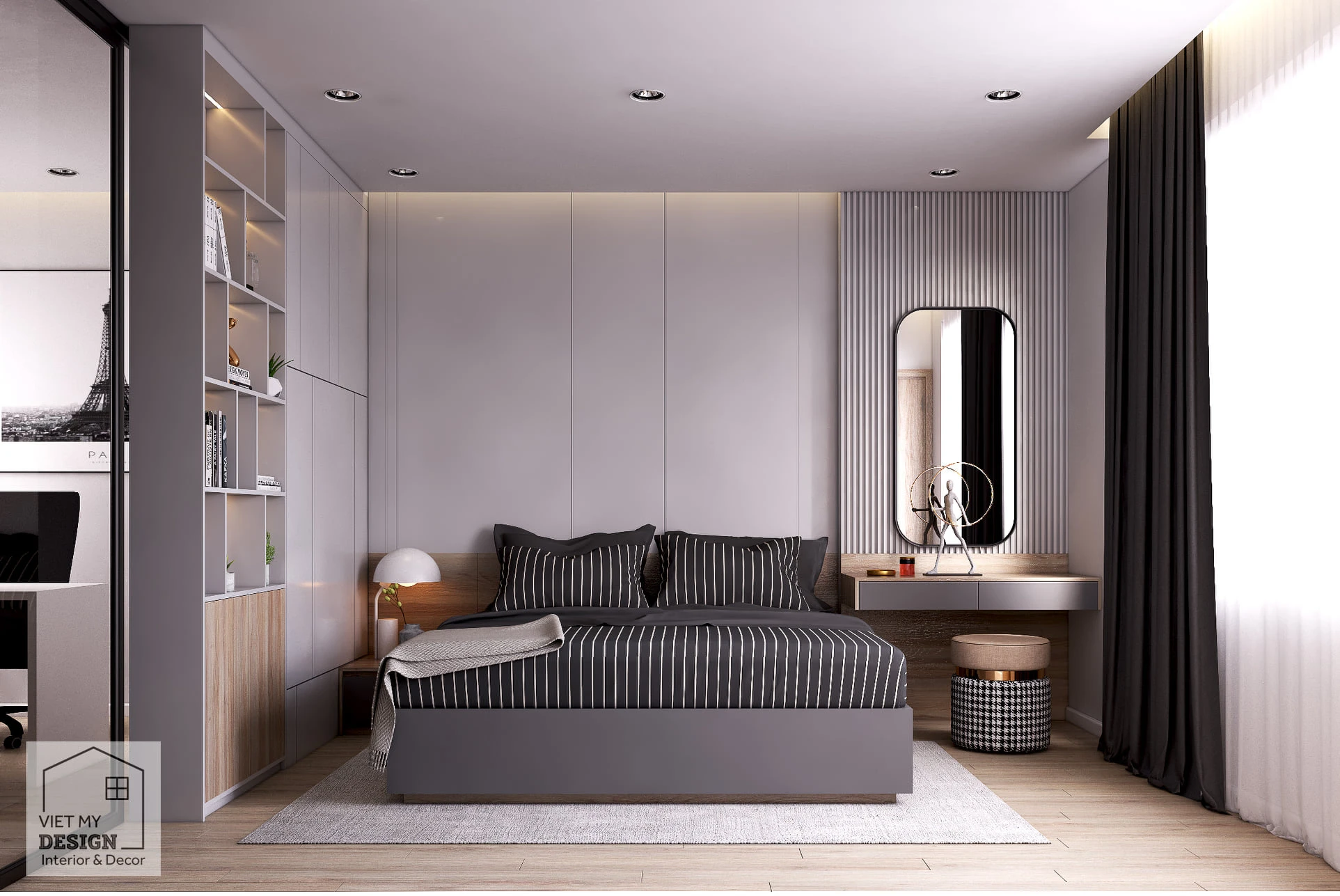 SketchUp Free Modern Vray Bedroom Sketchup 3d Models Free Download ID 101000507 (Dang Nam Quang)