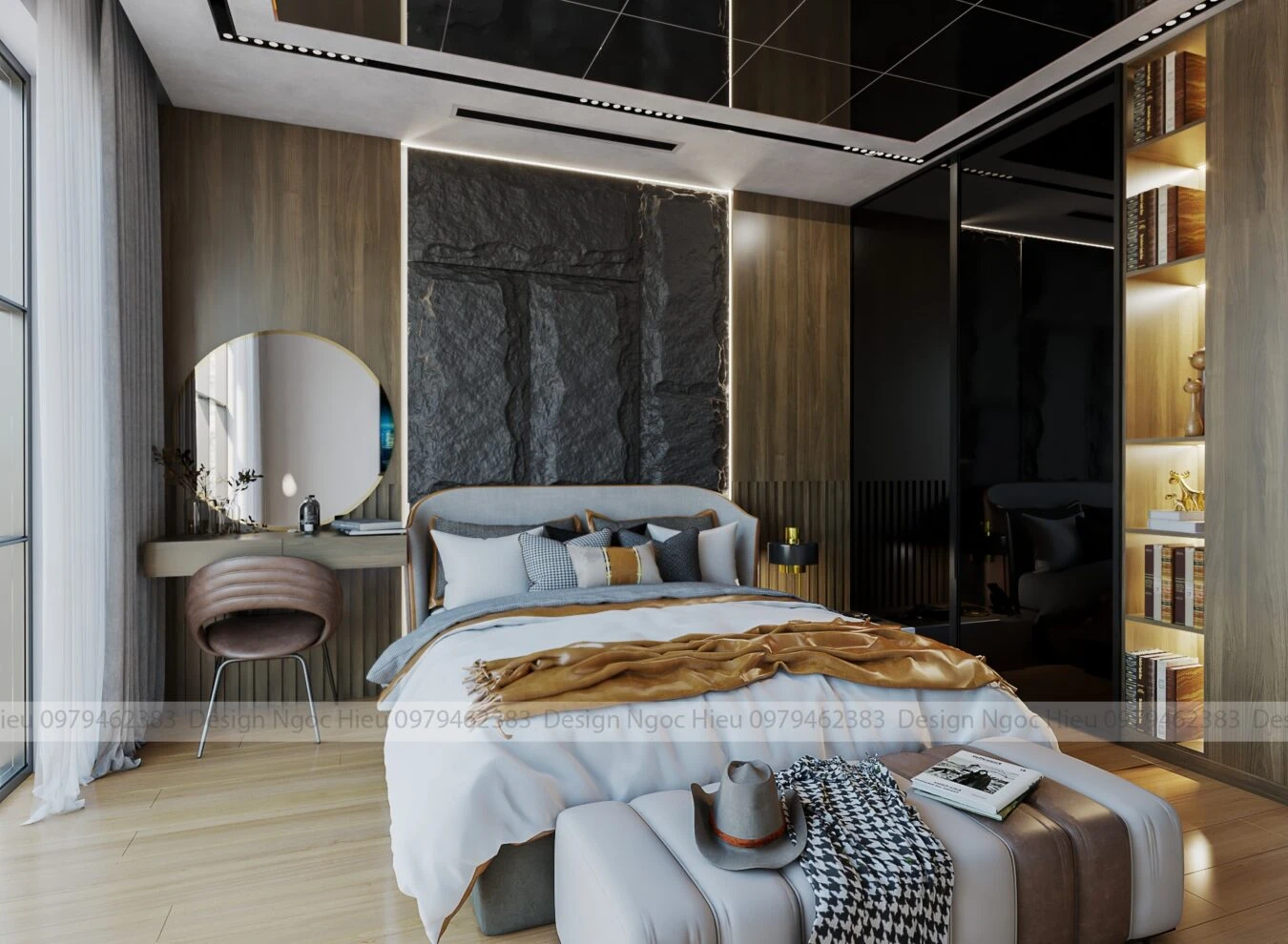 Modern Vray Bedroom Sketchup 3d Models Free Download ID 101000587 (Ngoc Hieu)