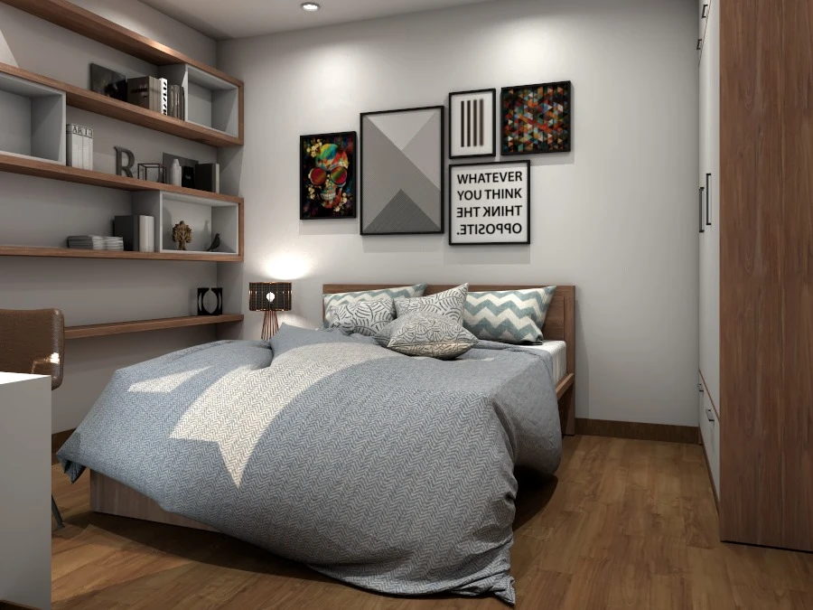 Modern Vray Bedroom Sketchup Free Model Download ID 101000212 (Tran Huu Phuc)