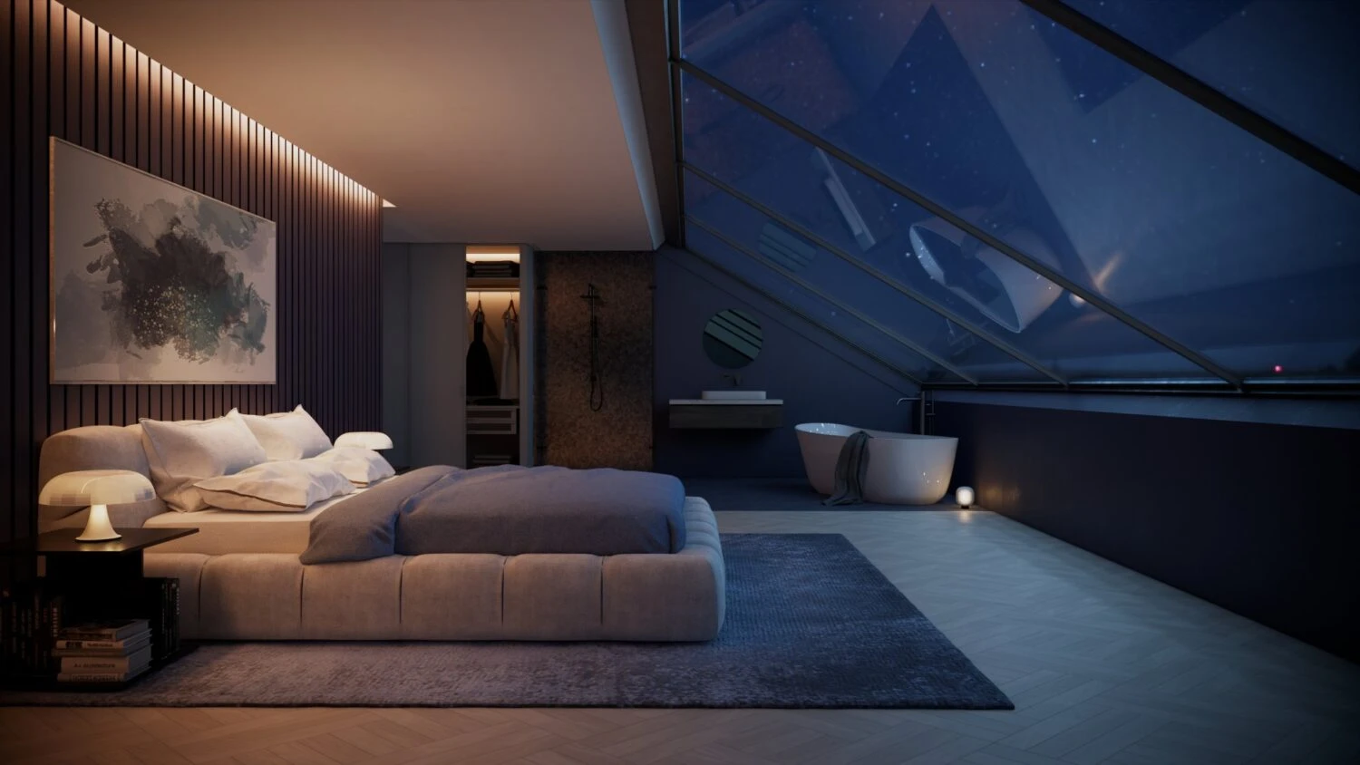 Modern Vray Bedroom Sketchup Free Model Download ID 101000661 (LeHuu Phuc)