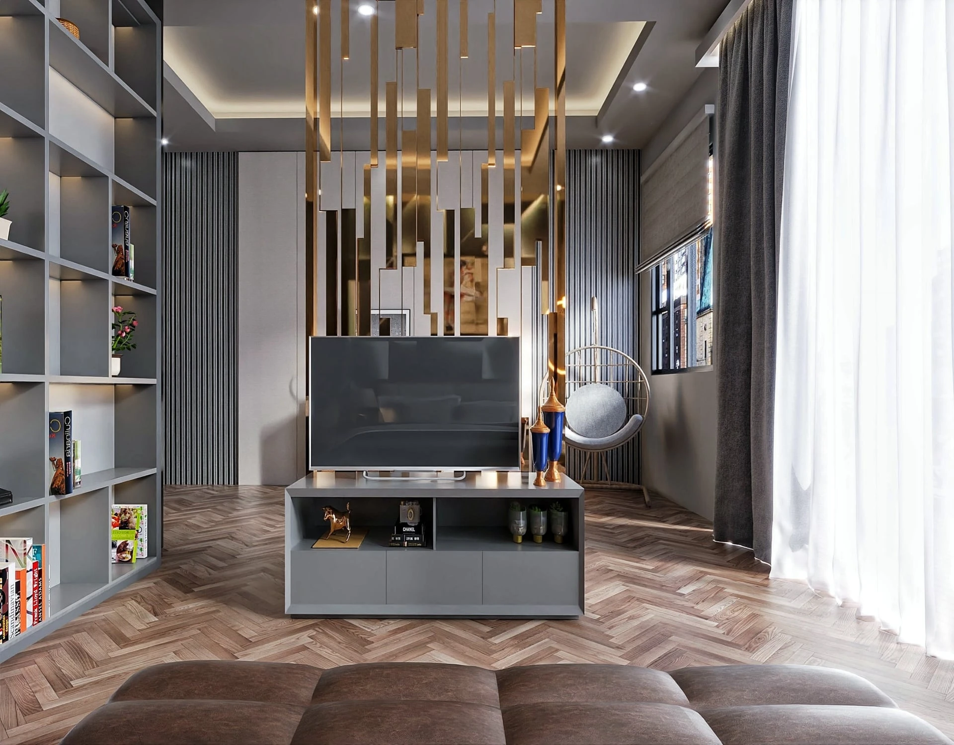 SketchUp Free Modern Vray Bedroom Sketchup Scene Download Free ID 101000394 (Quoc Trung)