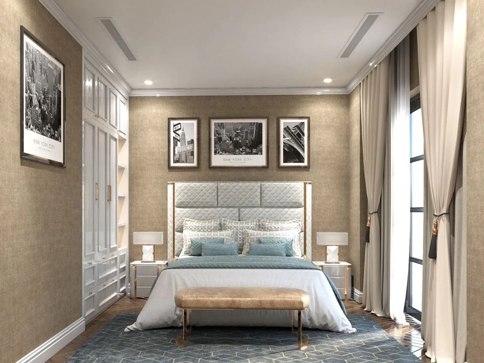 Modern Vray Bedroom Sketchup Scene Free Download ID 101000309 (Huy Talica)