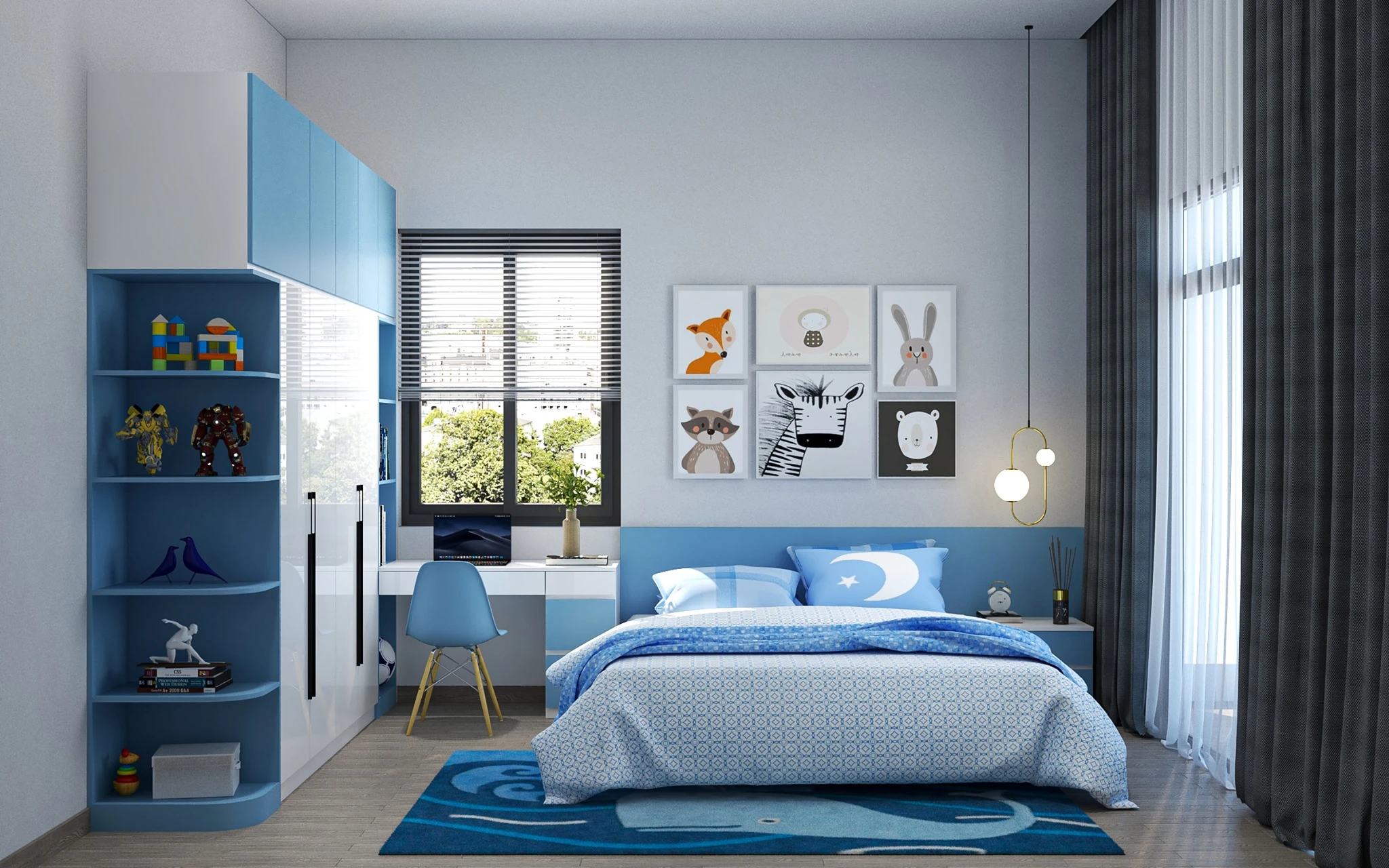 Modern Vray Bedroom Sketchup Scene Free Download ID 101000498 (Shen Long)