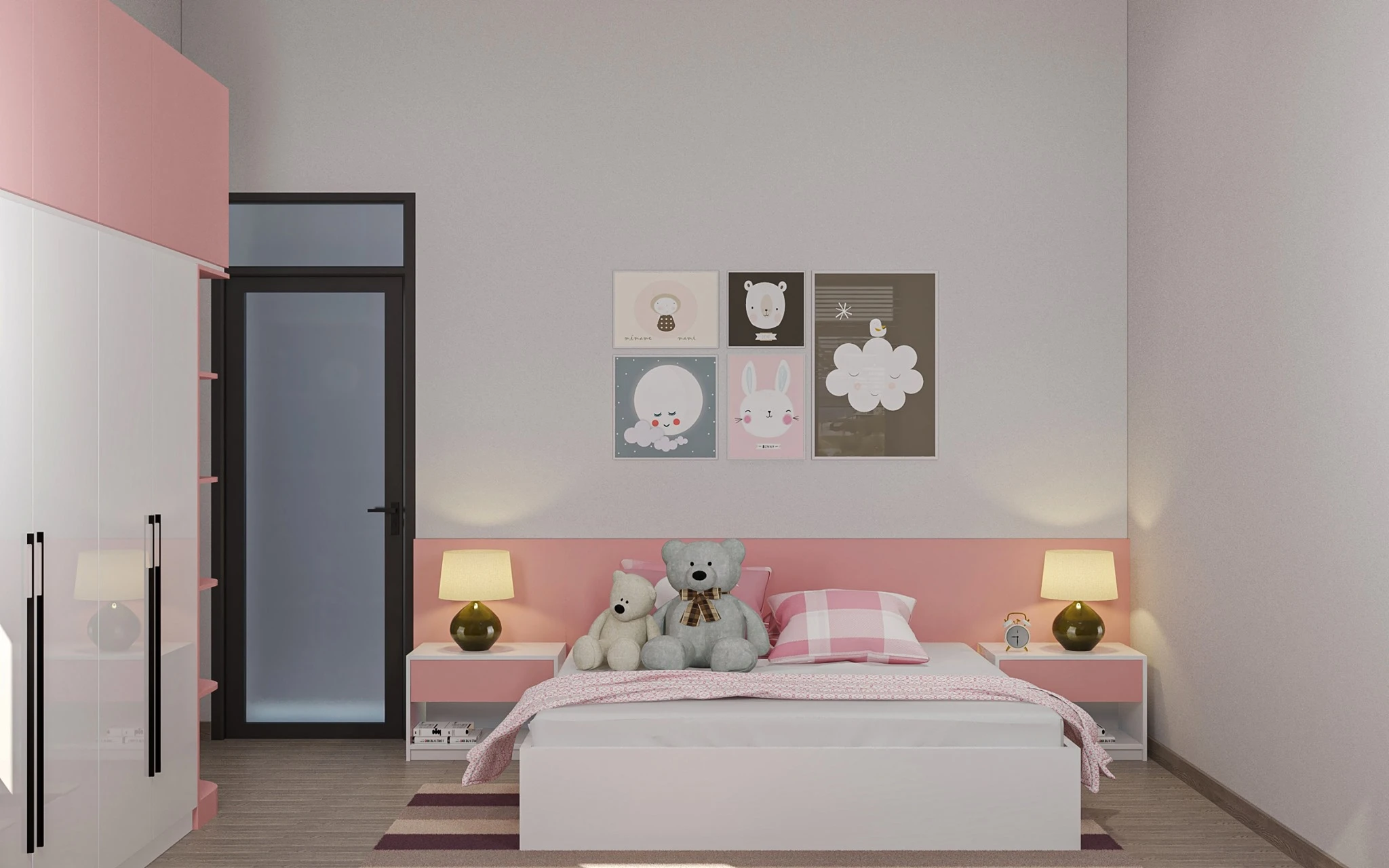 Modern Vray Bedroom Sketchup Scene Free Download ID 101000498 (Shen Long)
