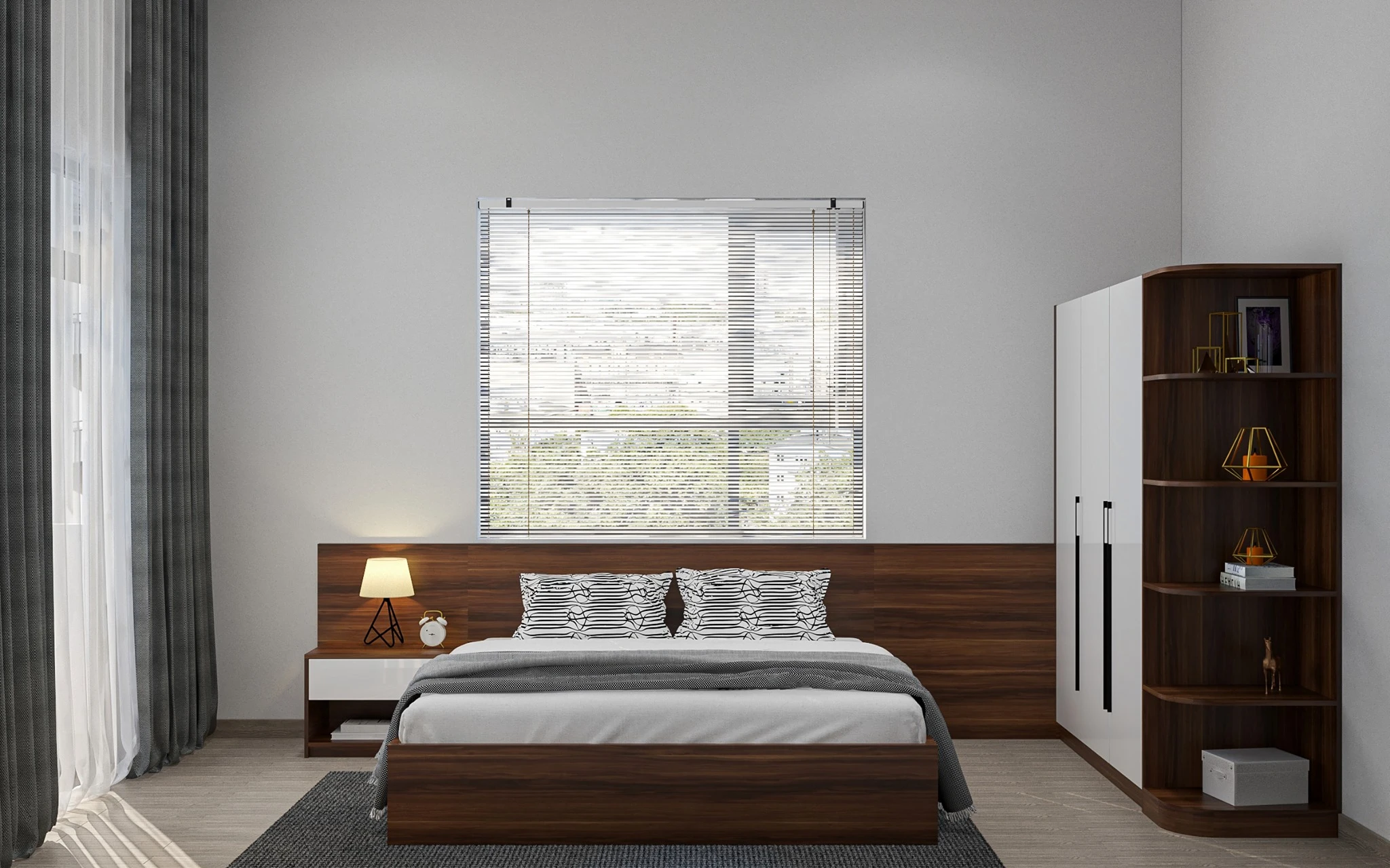 Modern Vray Bedroom Sketchup Scene Free Download ID 101000498 (Shen Long)