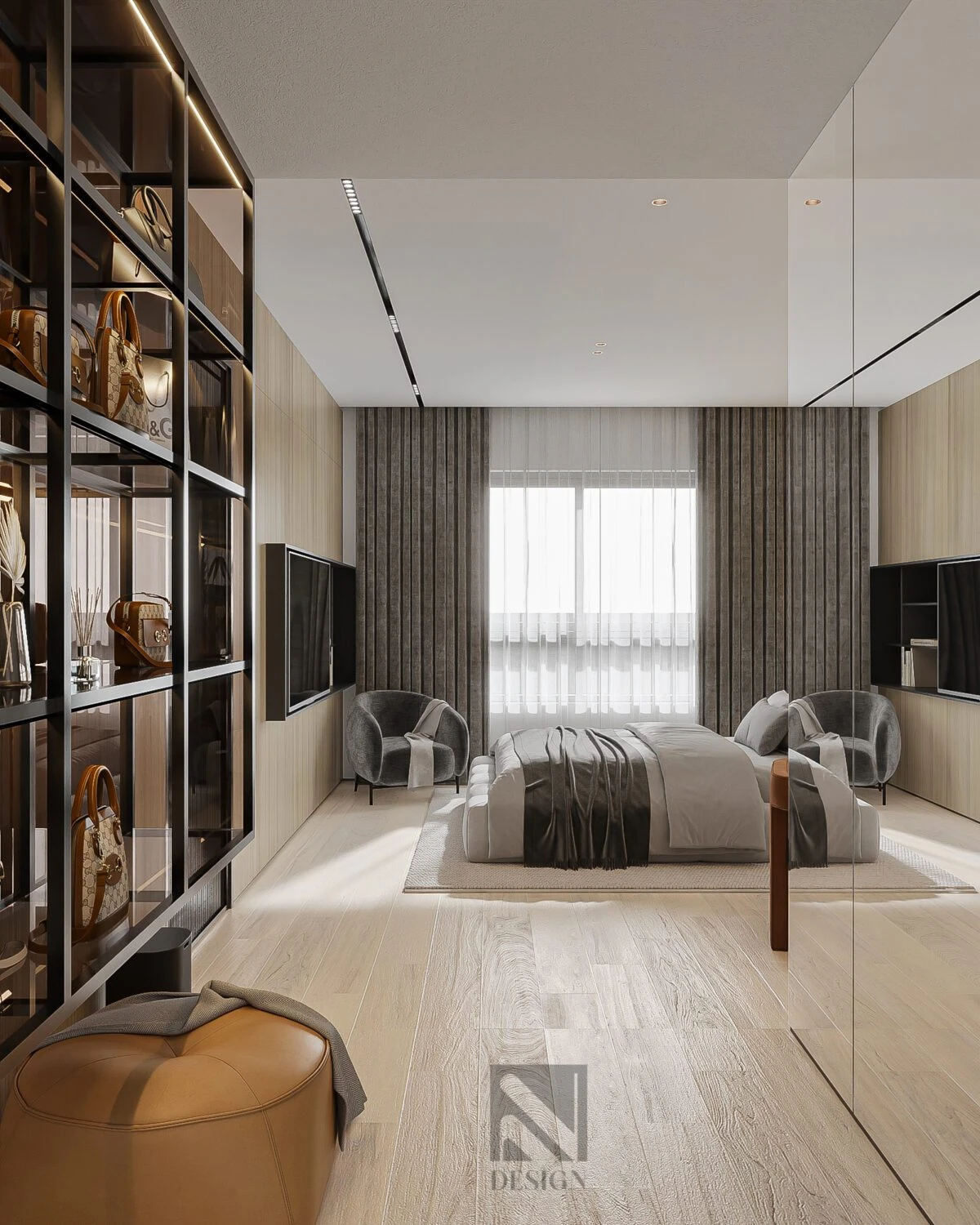 SketchUp Free Modern Vray Bedroom Sketchup Scene Free Download ID 101000718 (Than Nguyen)