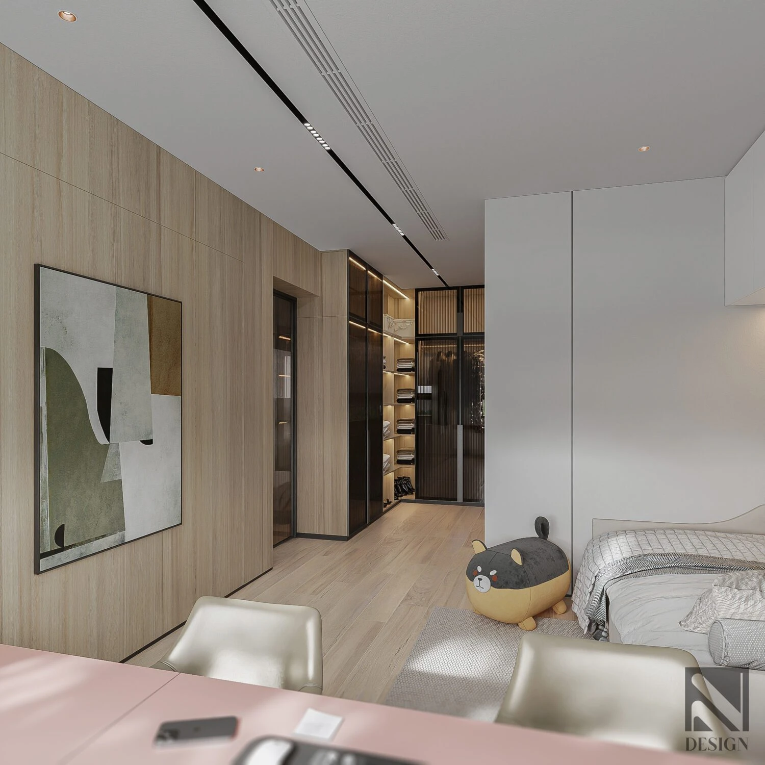 SketchUp Free Modern Vray Bedroom Sketchup Scene Free Download ID 101000718 (Than Nguyen)