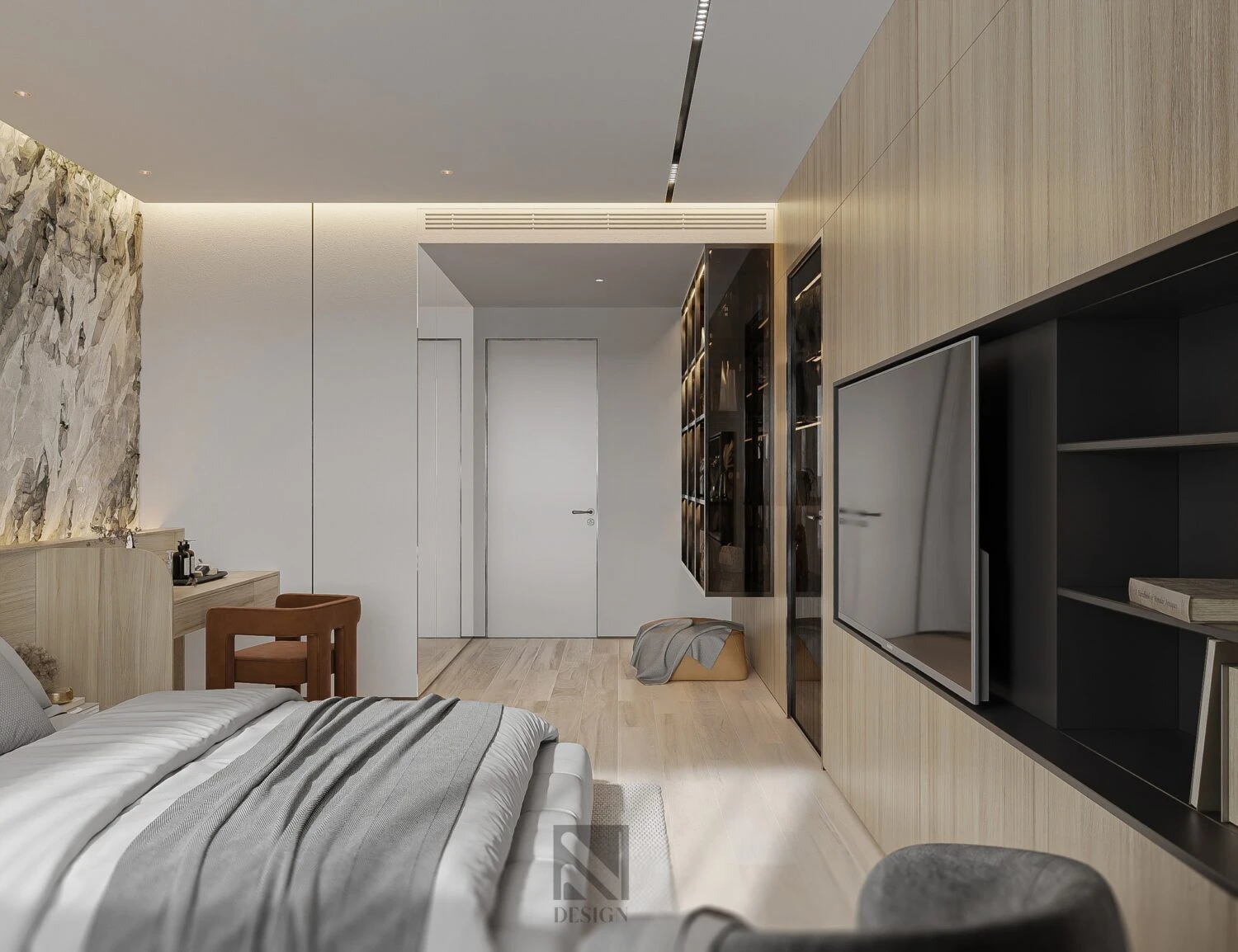 SketchUp Free Modern Vray Bedroom Sketchup Scene Free Download ID 101000718 (Than Nguyen)