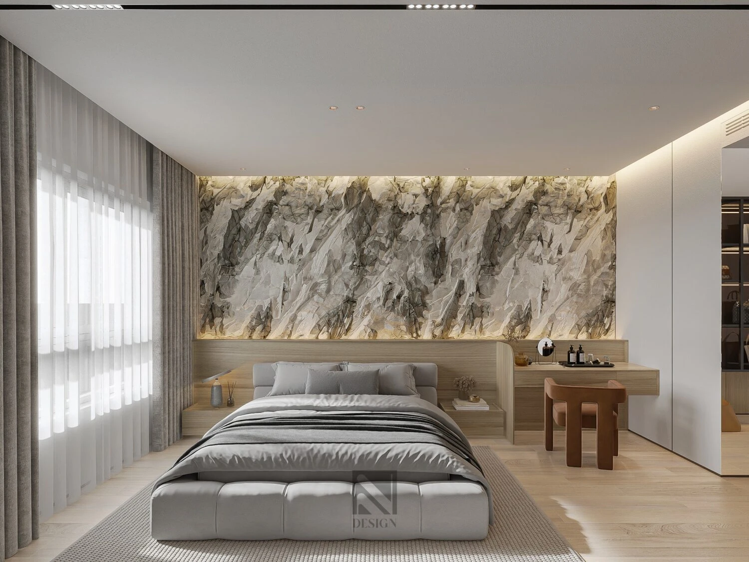SketchUp Free Modern Vray Bedroom Sketchup Scene Free Download ID 101000718 (Than Nguyen)