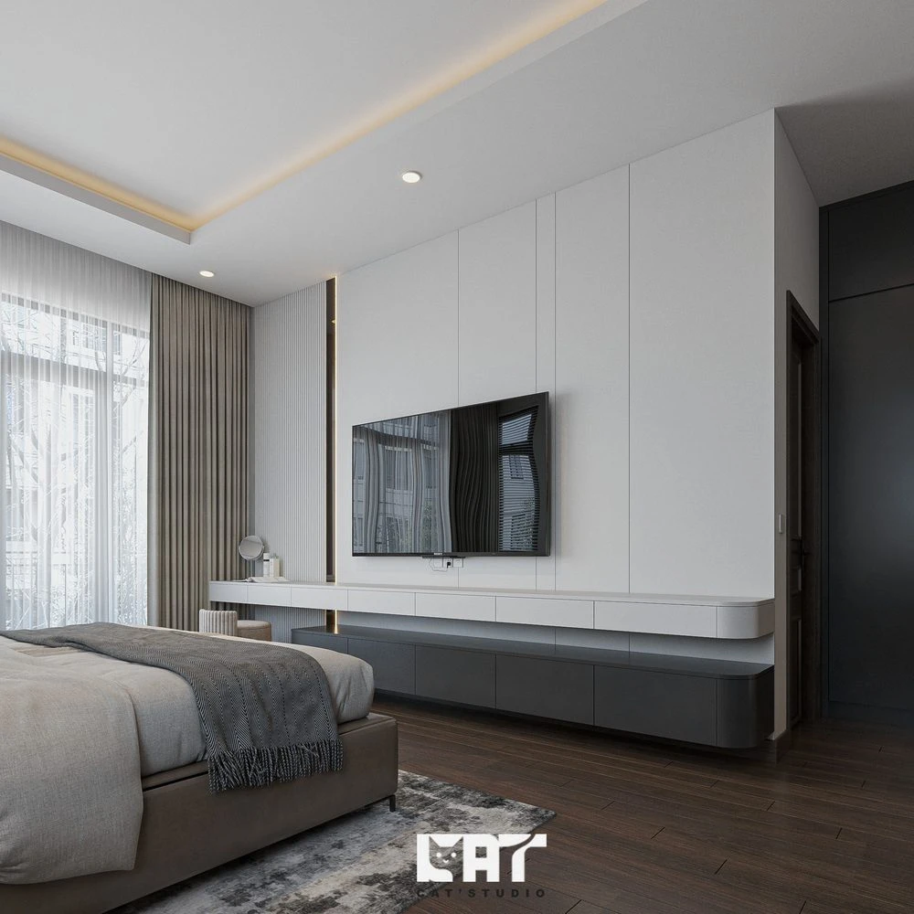 Modern Vray Bedroom Sketchup Scene Free Download ID 101000738 (Kts Nghiathan)
