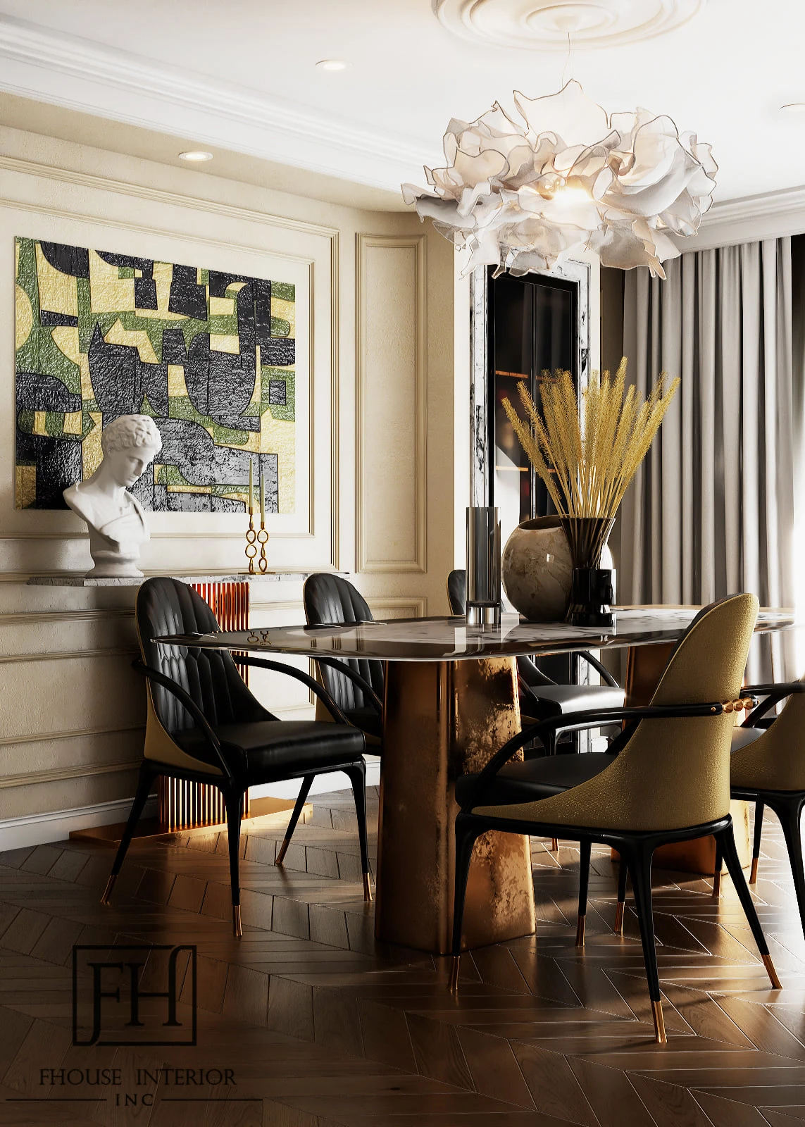 Modern Vray Dining Room Download SketchUp Models Free ID 104000022 (Duong Tuan)