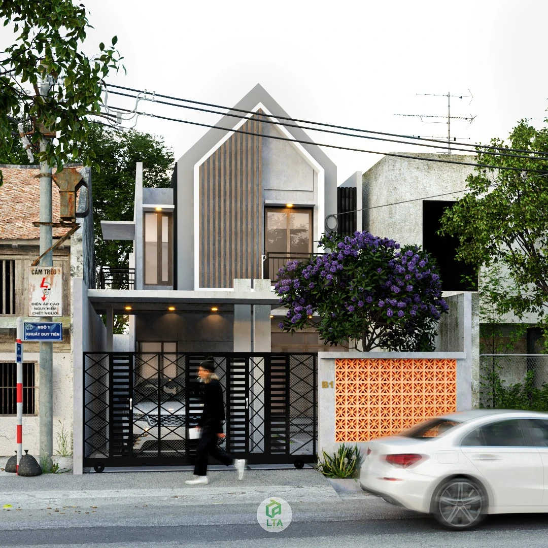 Modern Vray Exterior Sketchup Free Model ID 101000430 (Cao Hoang Nhat Long)