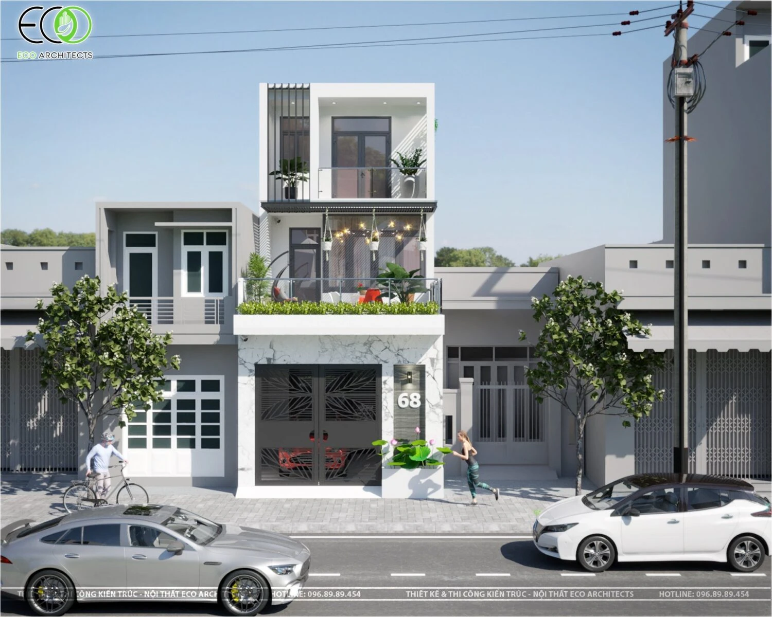 SketchUp Free Modern Vray Exterior Sketchup Scene Download ID 101000288 (Vu Xuan Nghia)