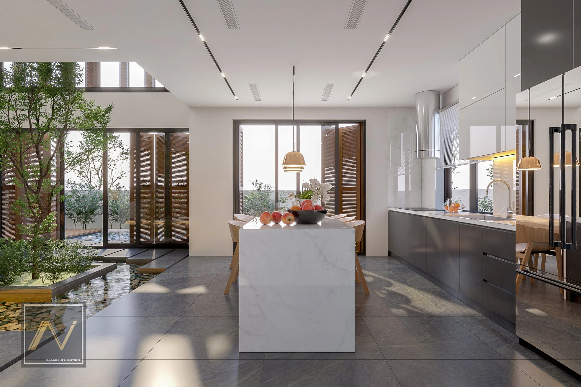 SketchUp Free Modern Vray Interior House Download SketchUp Models Free ID 212000100 (Ngo Hai)