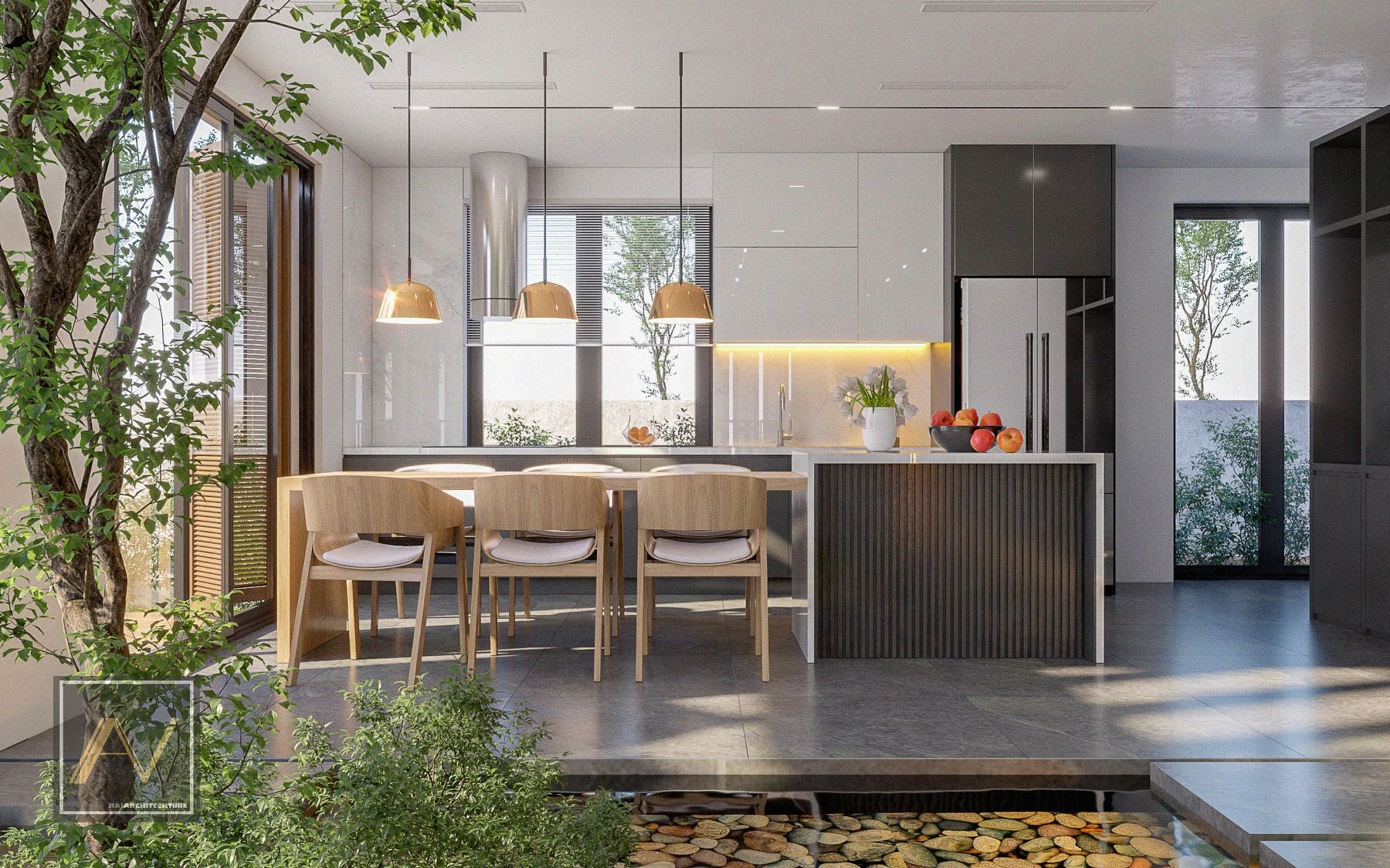 SketchUp Free Modern Vray Interior House Download SketchUp Models Free ID 212000100 (Ngo Hai)