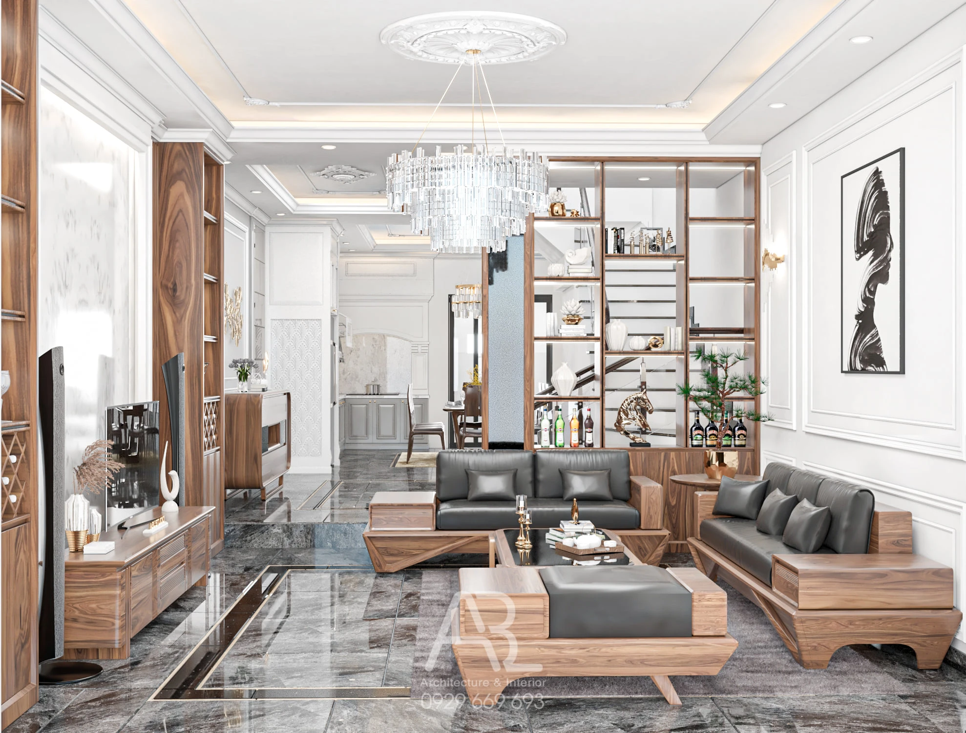 Modern Vray Living Room And Dining Room Sketchup 3D Models Free Download ID 218000068 (Dang Quang Bach)