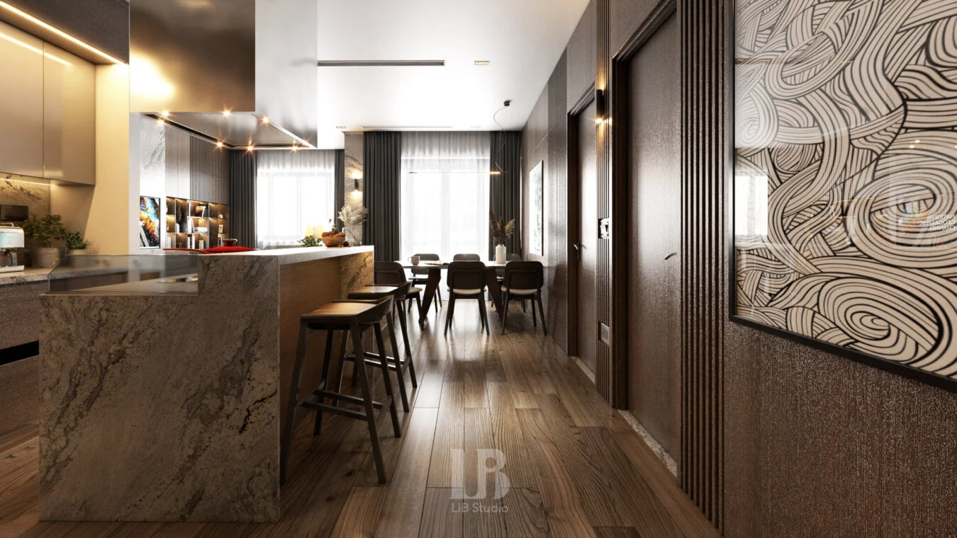 Modern Vray Living Room And Dining Room Sketchup Scene Download Free ID 218000104 (Gia Khanh)