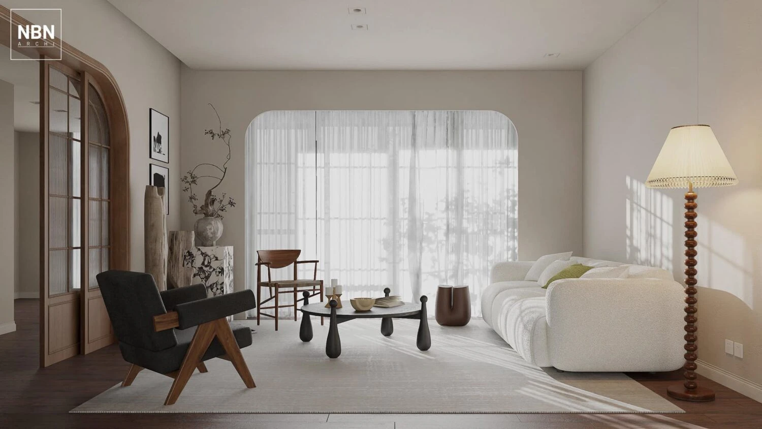 SketchUp Free Modern Vray Living Room - Dining Room Download SketchUp Models Free ID 218000166 (Do Huy)