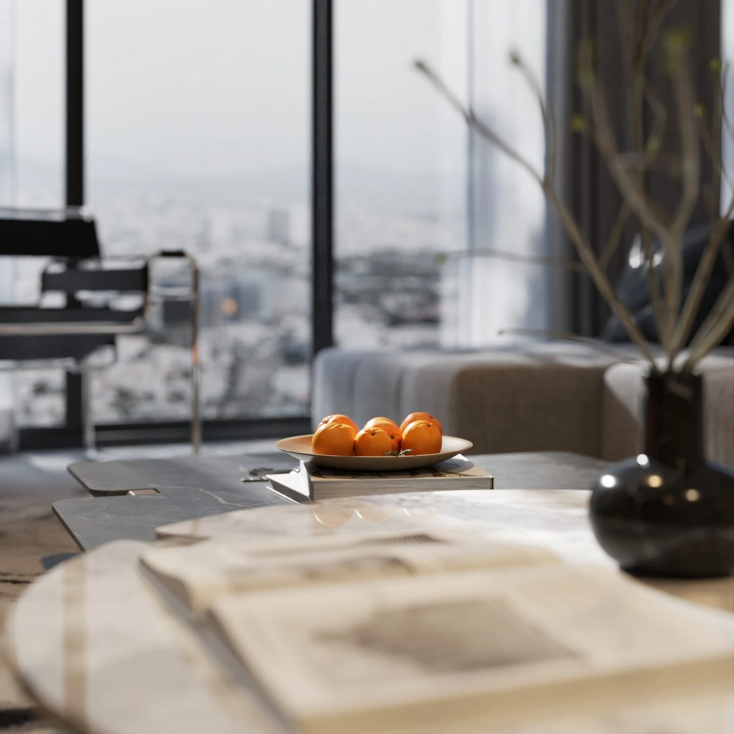 Modern Vray Living Room - Dining Room Free SketchUp Models Download ID 218000178 (Ngo Tien Duy)