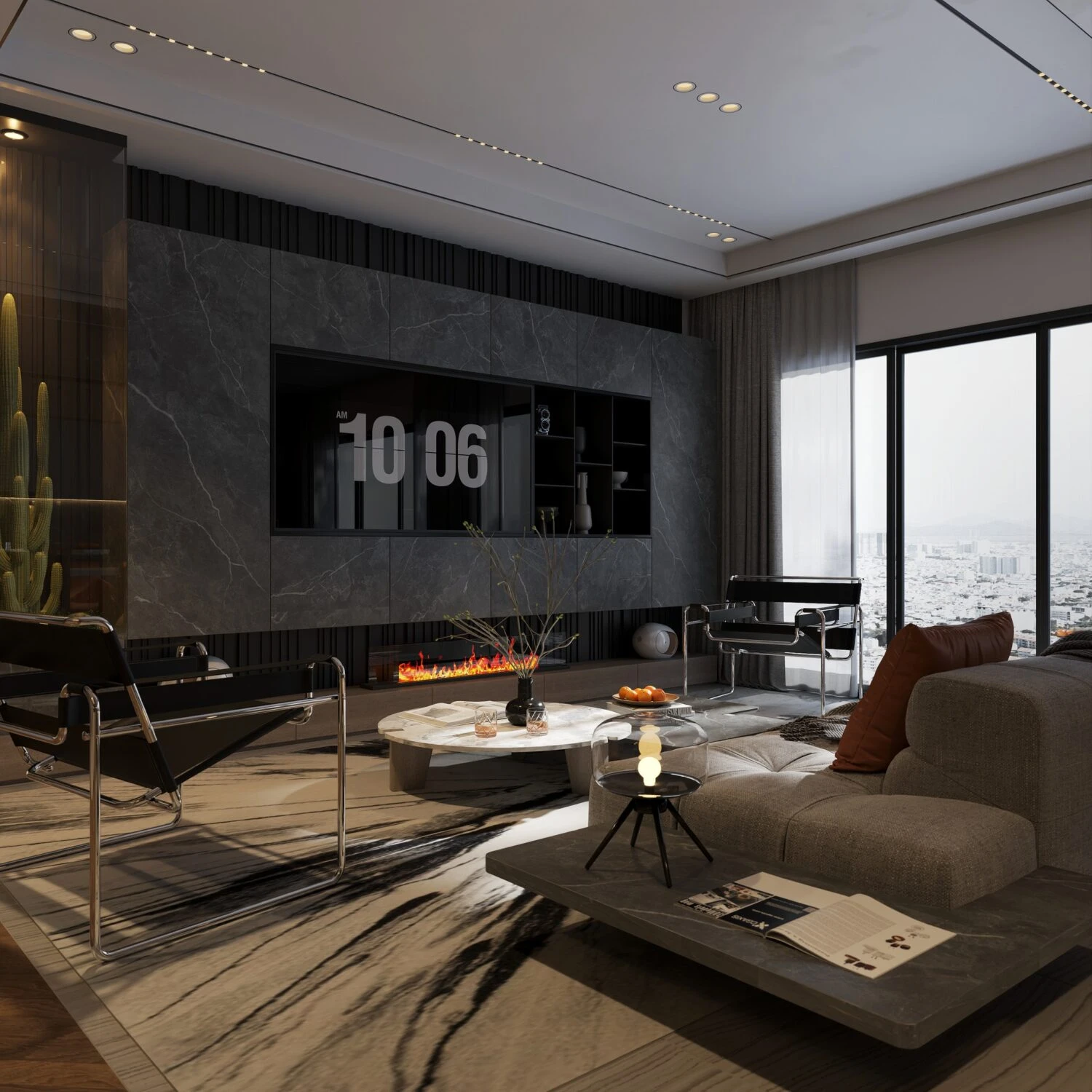 Modern Vray Living Room - Dining Room Free SketchUp Models Download ID 218000178 (Ngo Tien Duy)