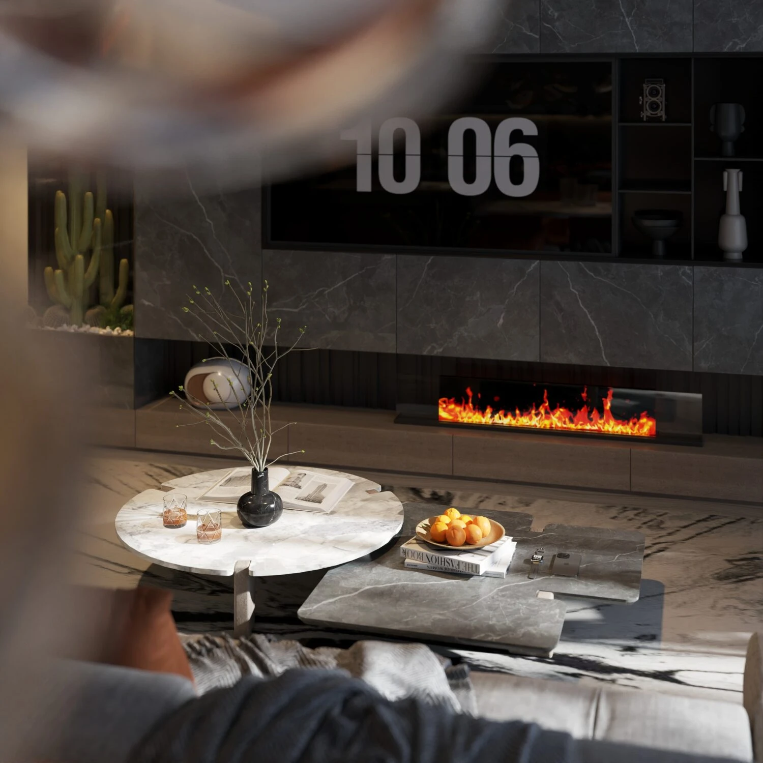 Modern Vray Living Room - Dining Room Free SketchUp Models Download ID 218000178 (Ngo Tien Duy)