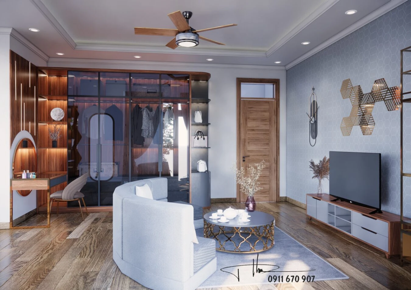 Modern Vray Living Room Download SketchUp Models Free ID 100000335 (Thai Dim)