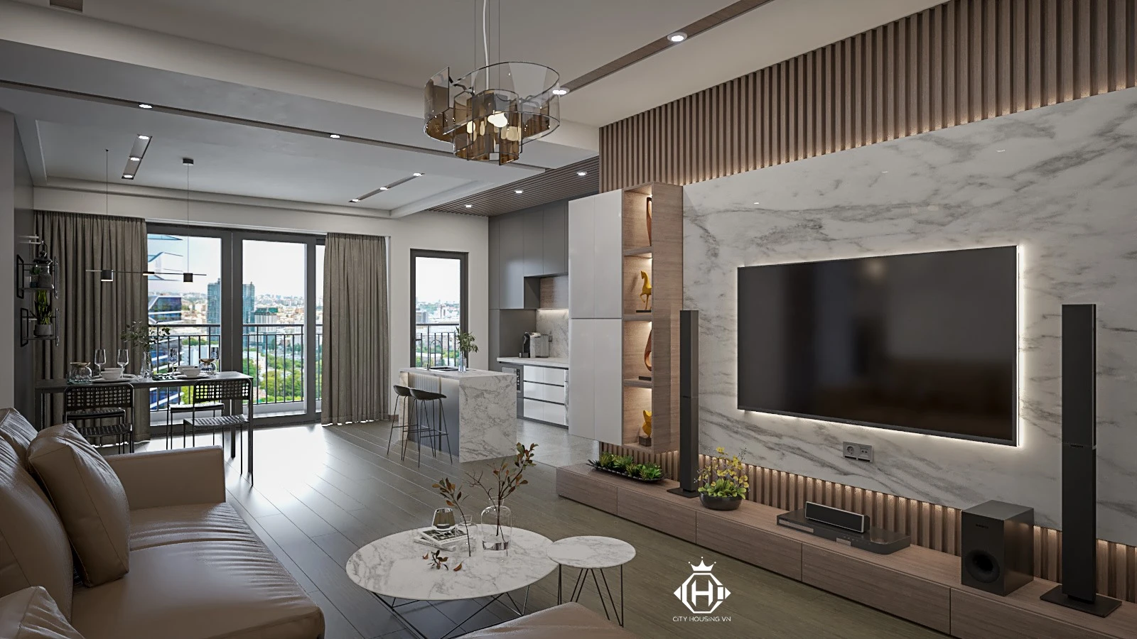 SketchUp Free Modern Vray Living Room Free Sketchup Models Download ID 100000221 (Quoc Anh)