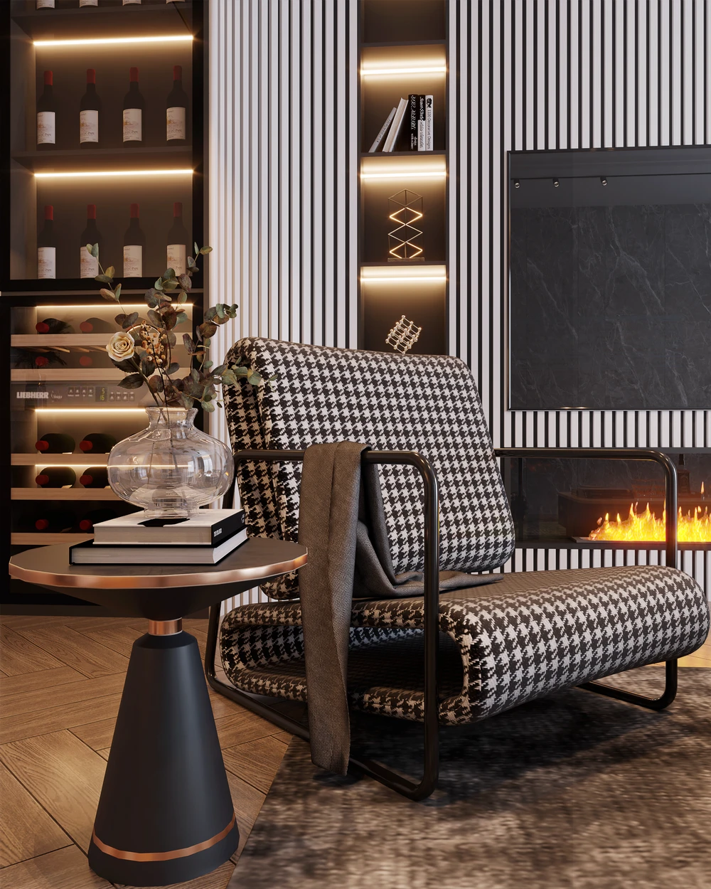 Modern Vray Living Room SketchUp Free Model Download ID 100000384 (Duy Minh)