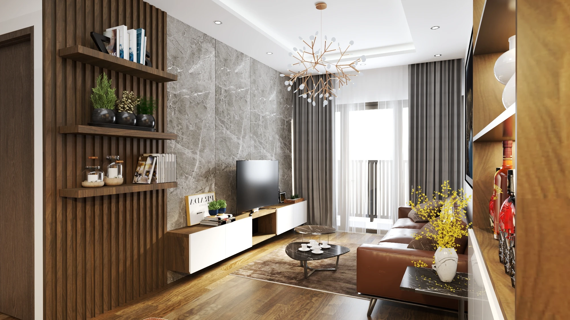 SketchUp Free Modern Vray Living Room Sketchup 3D Models Free Download ID 100000173 (Bui Tung)