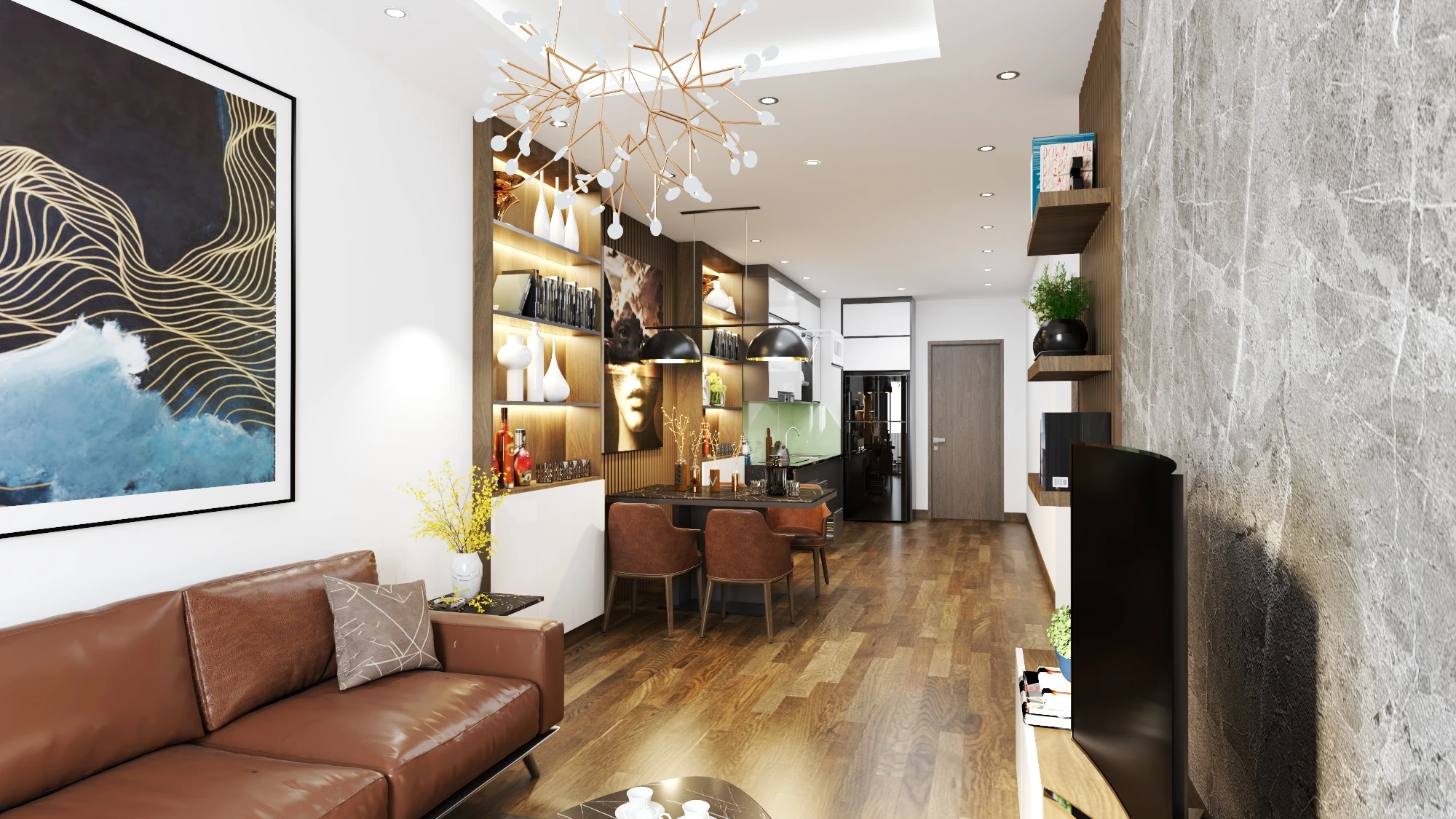 SketchUp Free Modern Vray Living Room Sketchup 3D Models Free Download ID 100000173 (Bui Tung)