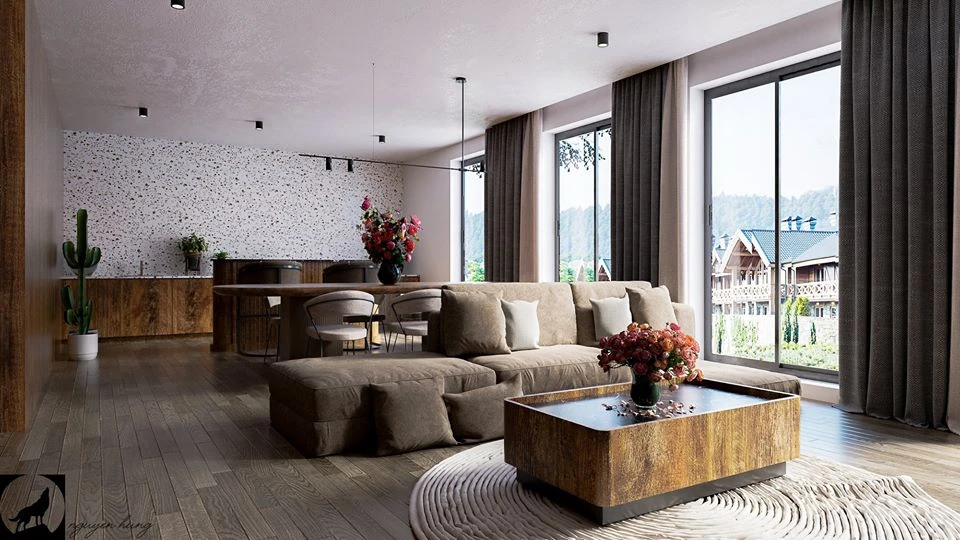 SketchUp Free Modern Vray Living Room Sketchup 3D Models Free Download ID 100000203 (Nguyen Hung)